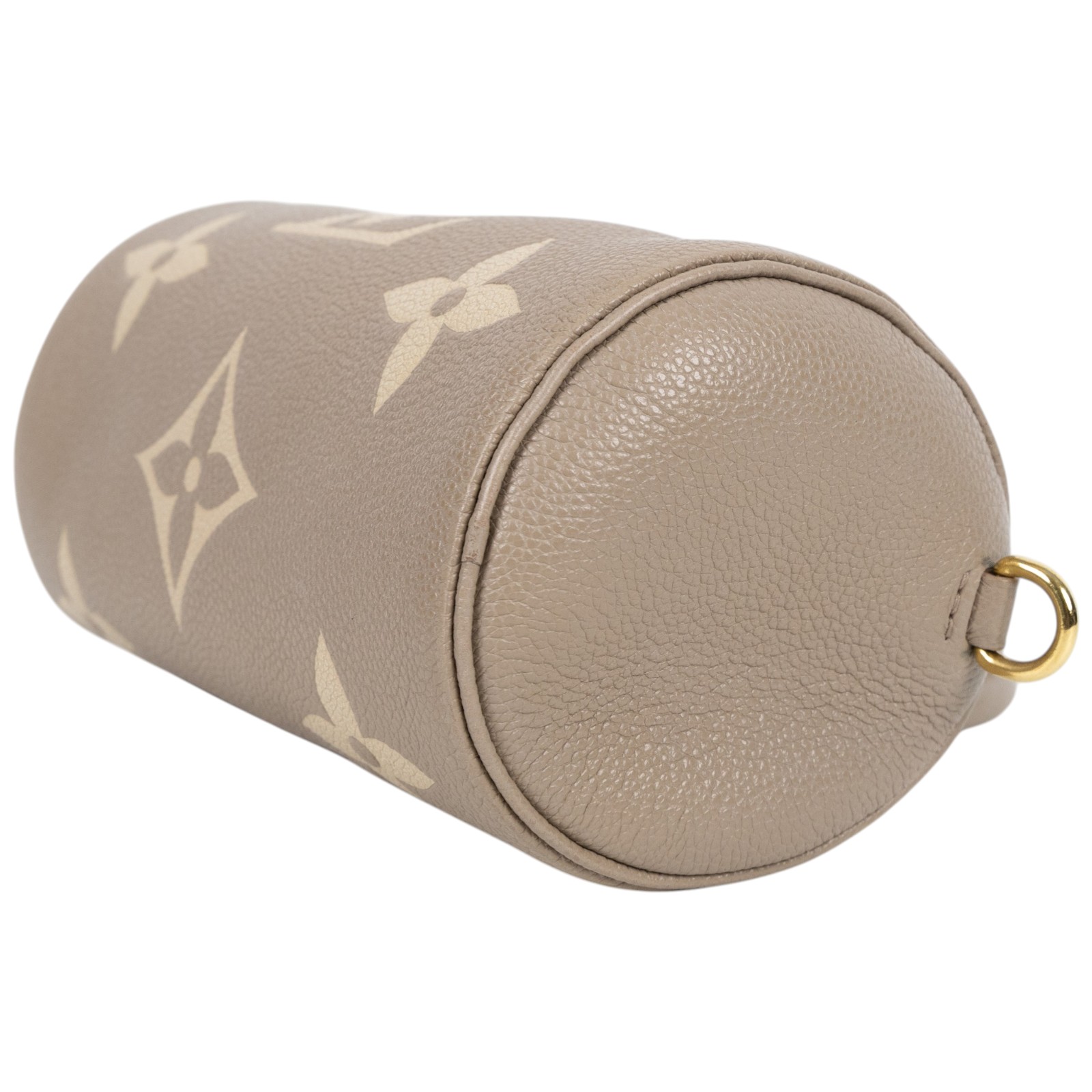 路易威登 LOUIS VUITTON Papillon BB 圓筒手提包 斑鳩灰色 M46031 晶片款 斑鳩灰PAPILLON BB 防塵袋/背帶/內袋