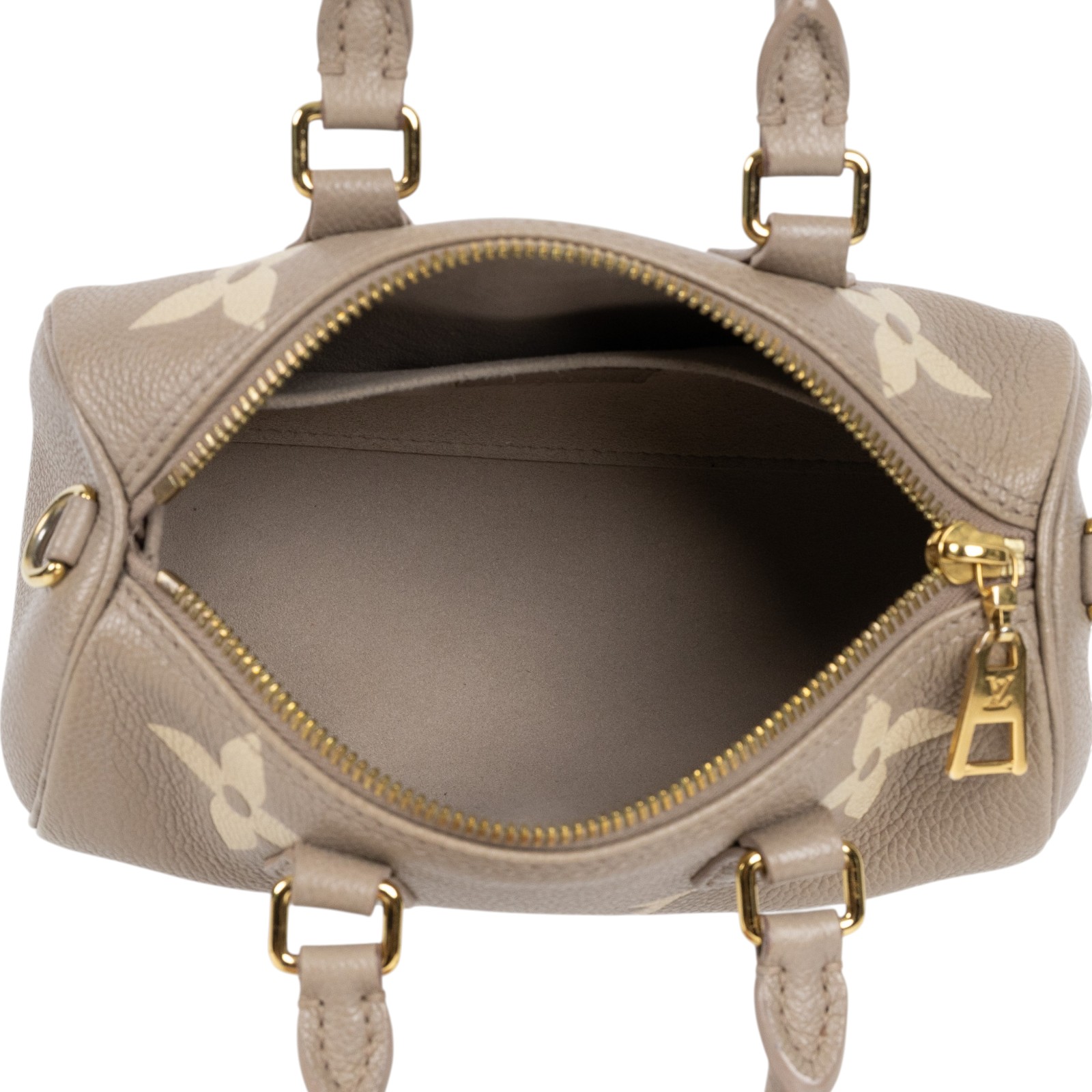 路易威登 LOUIS VUITTON Papillon BB 圓筒手提包 斑鳩灰色 M46031 晶片款 斑鳩灰PAPILLON BB 防塵袋/背帶/內袋