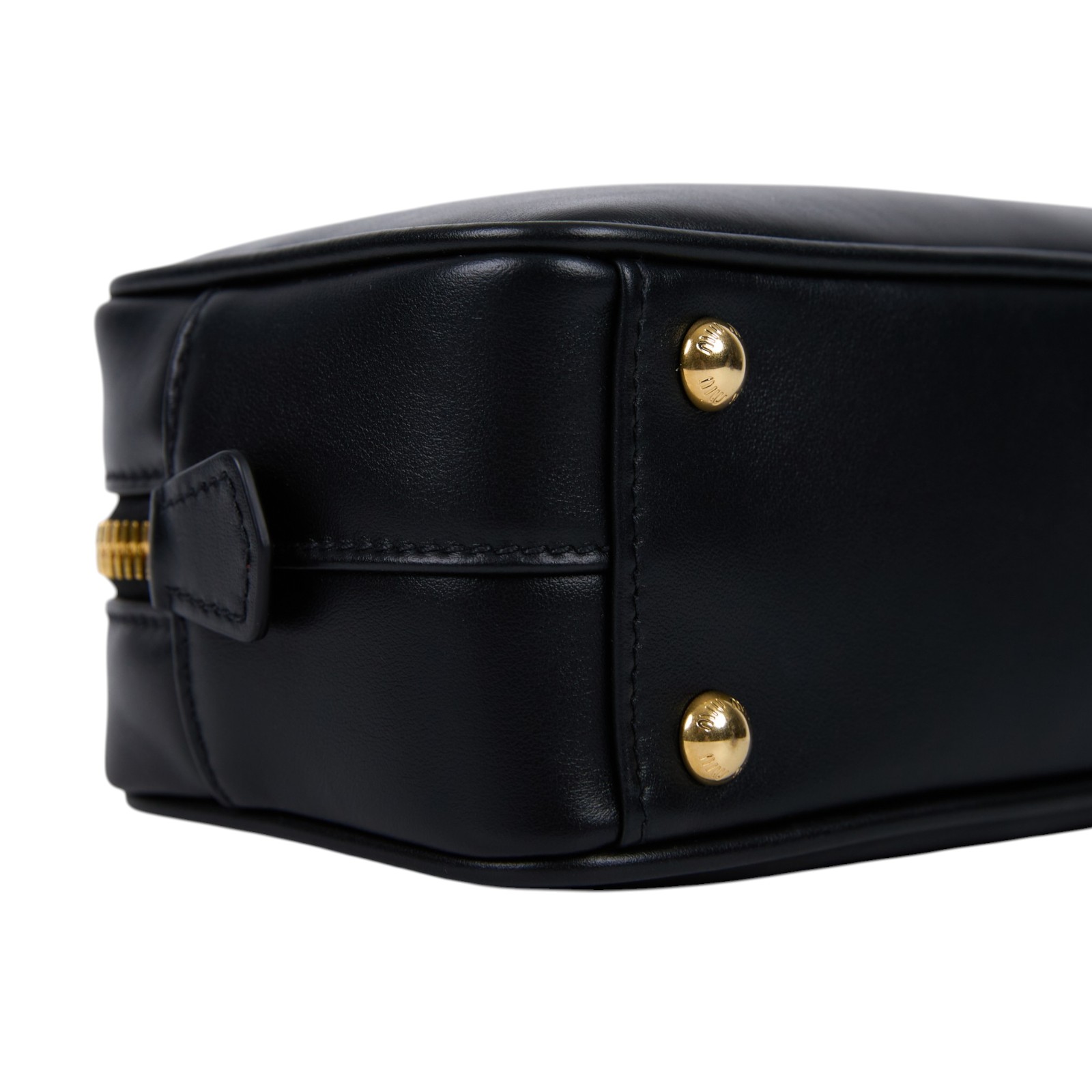 繆繆 MIU MIU Arcadie 皮革 手袋 標準 5BB142_ACR3 黑BAULETTO 小 防塵袋/背帶/保證卡