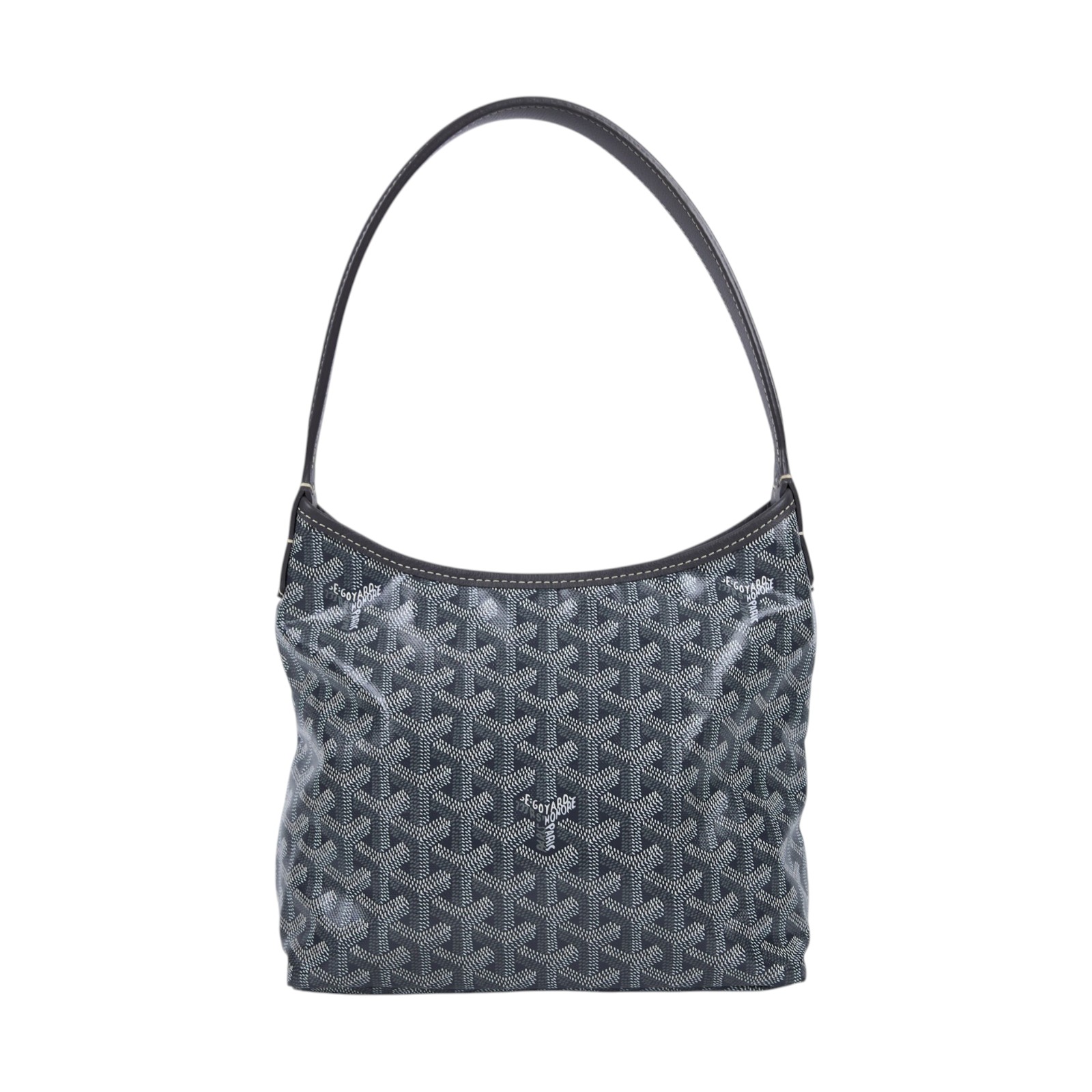 高雅德 GOYARD Bohème Hobo Bag 迷你 托特包 AMABOHEMEMINI 灰HOBO BOHEME mini 防塵袋/購買證明