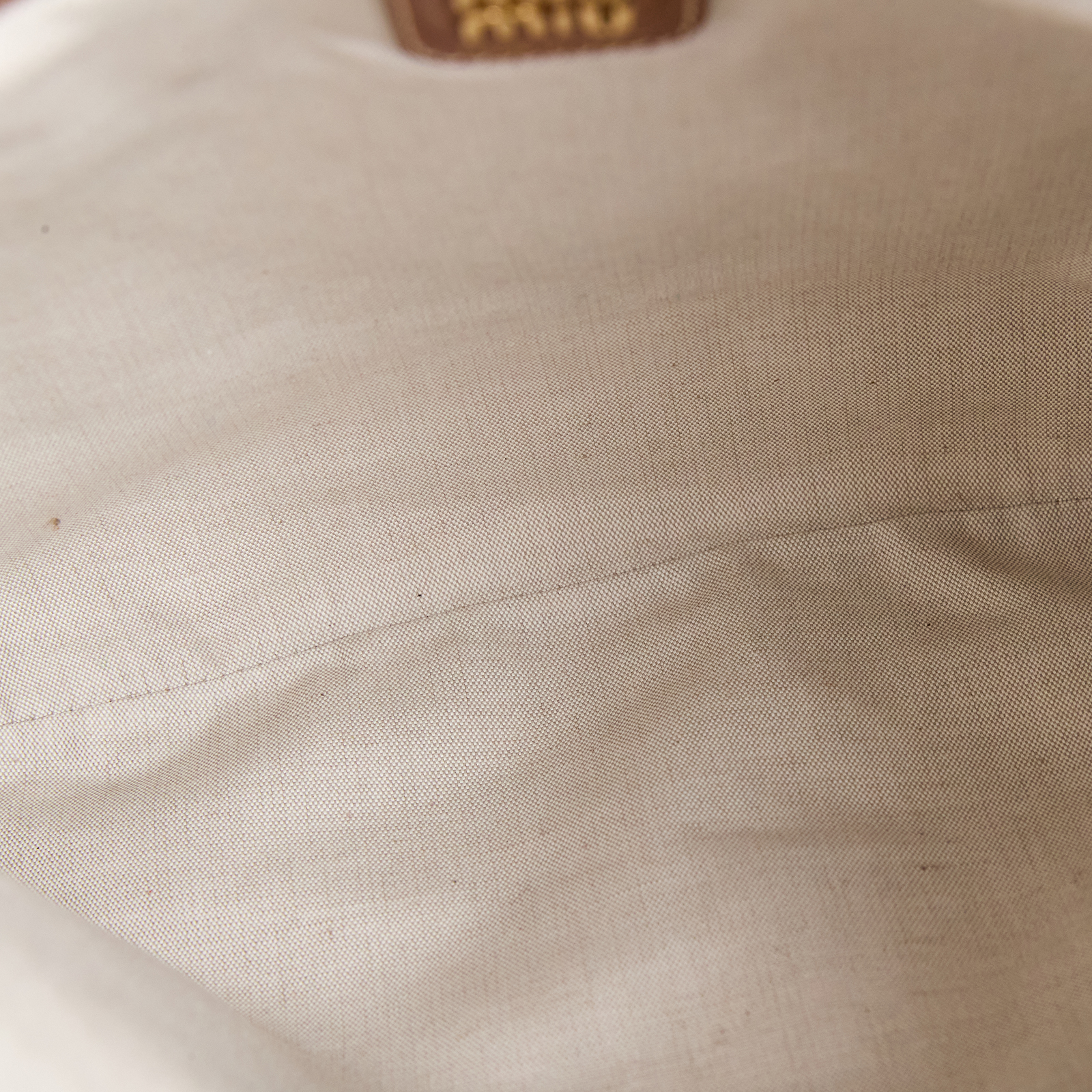 繆繆 MIU MIU Ivy 帆布手袋 標準 5BG231_ACRN 帆布IVY肩背包 防塵袋