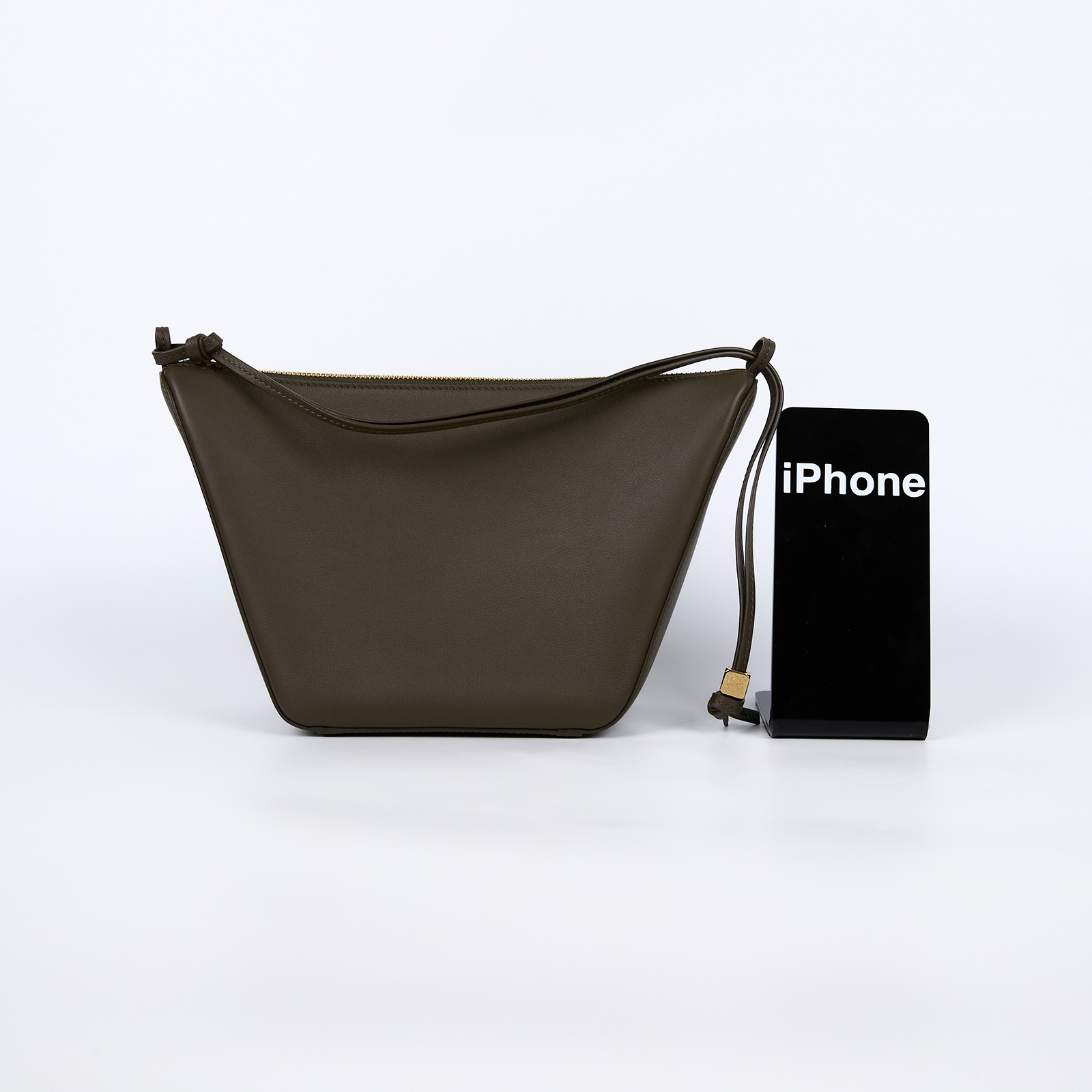 羅意威 LOEWE Mini Hammock Hobo bag 迷你 吊床包 A538G13X01 墨綠HAMMOCK HOBO MINI 防塵袋/購買證明