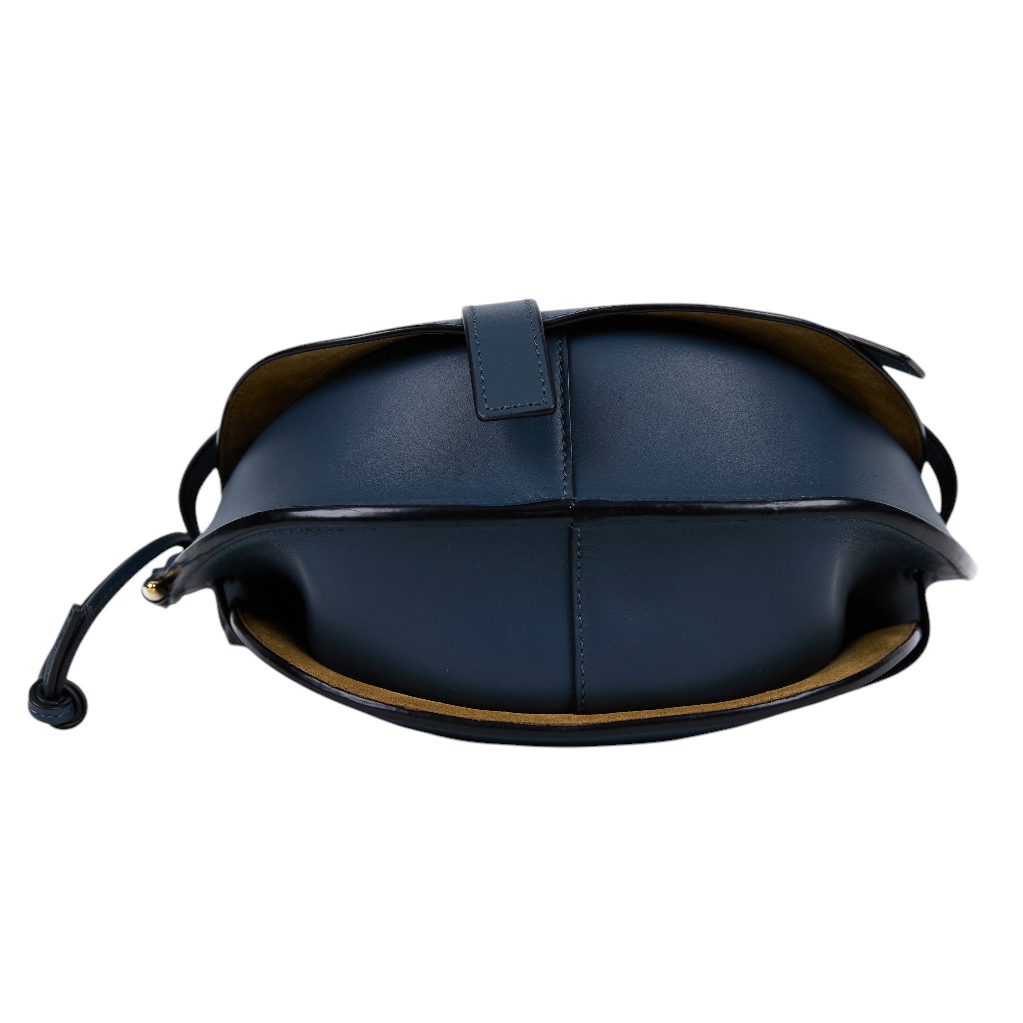 羅意威 LOEWE Small Gate bag 小型 小牛皮 肩背包 帆布背帶 A650T20X40 深藍GATE SMALL 防塵袋