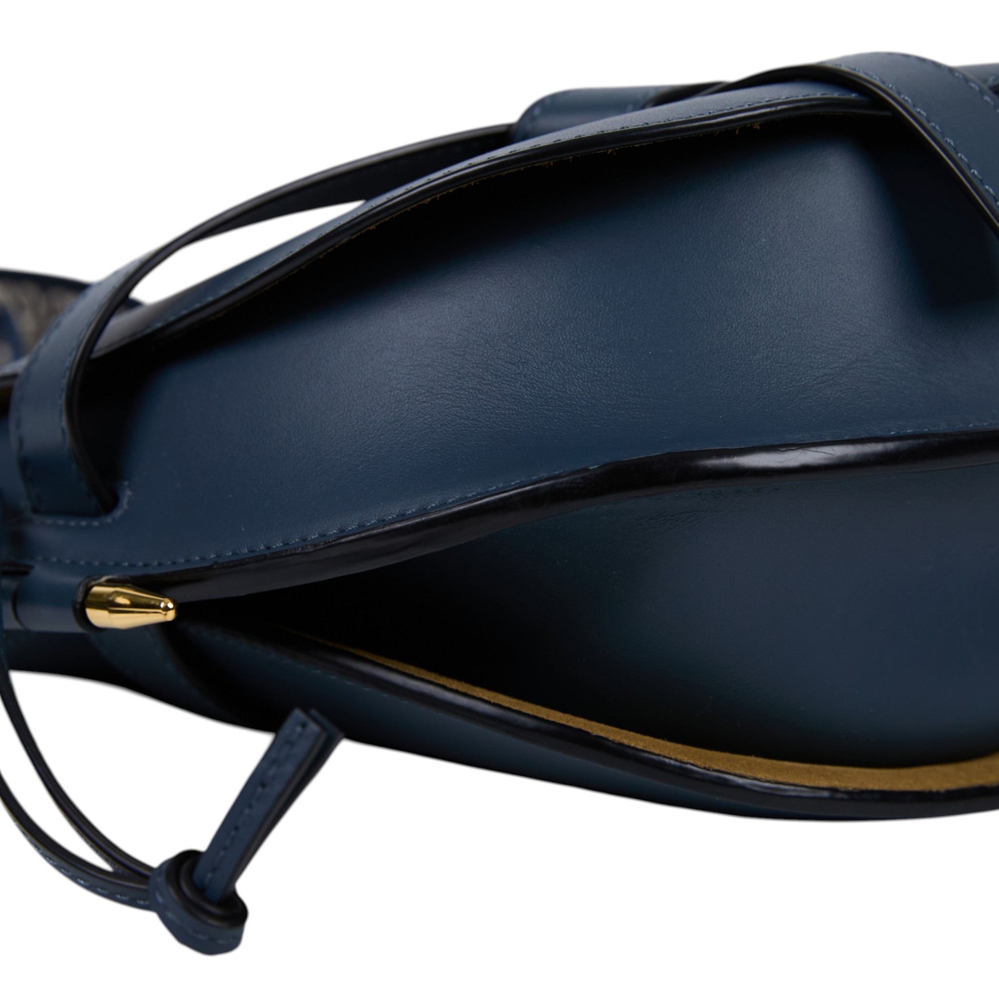 羅意威 LOEWE Small Gate bag 小型 小牛皮 肩背包 帆布背帶 A650T20X40 深藍GATE SMALL 防塵袋