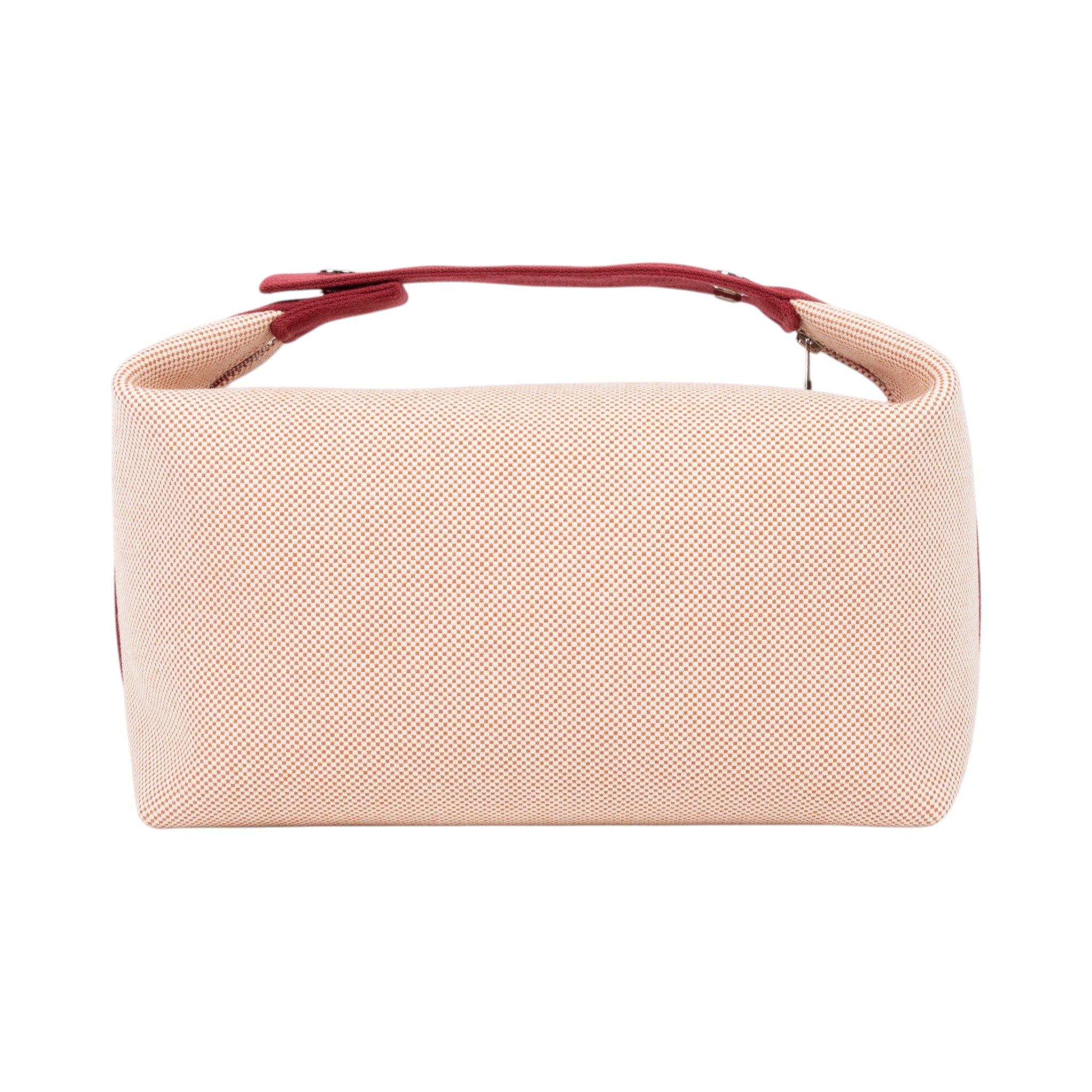 愛馬仕 Hermes Bride a Brac Cabriole 收納包 大型 棕紅色 H103587Mv02 H103587M 02  購買證明影本