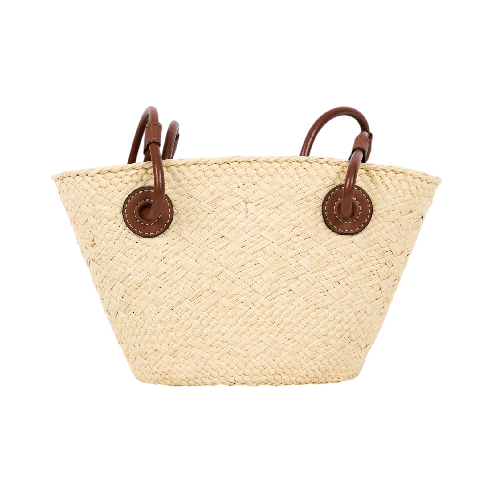 羅意威 LOEWE Anagram 伊拉卡棕櫚葉 小牛皮 水桶包 迷你 A223P64X01 ANAGRAM  MINI草編包 防塵袋