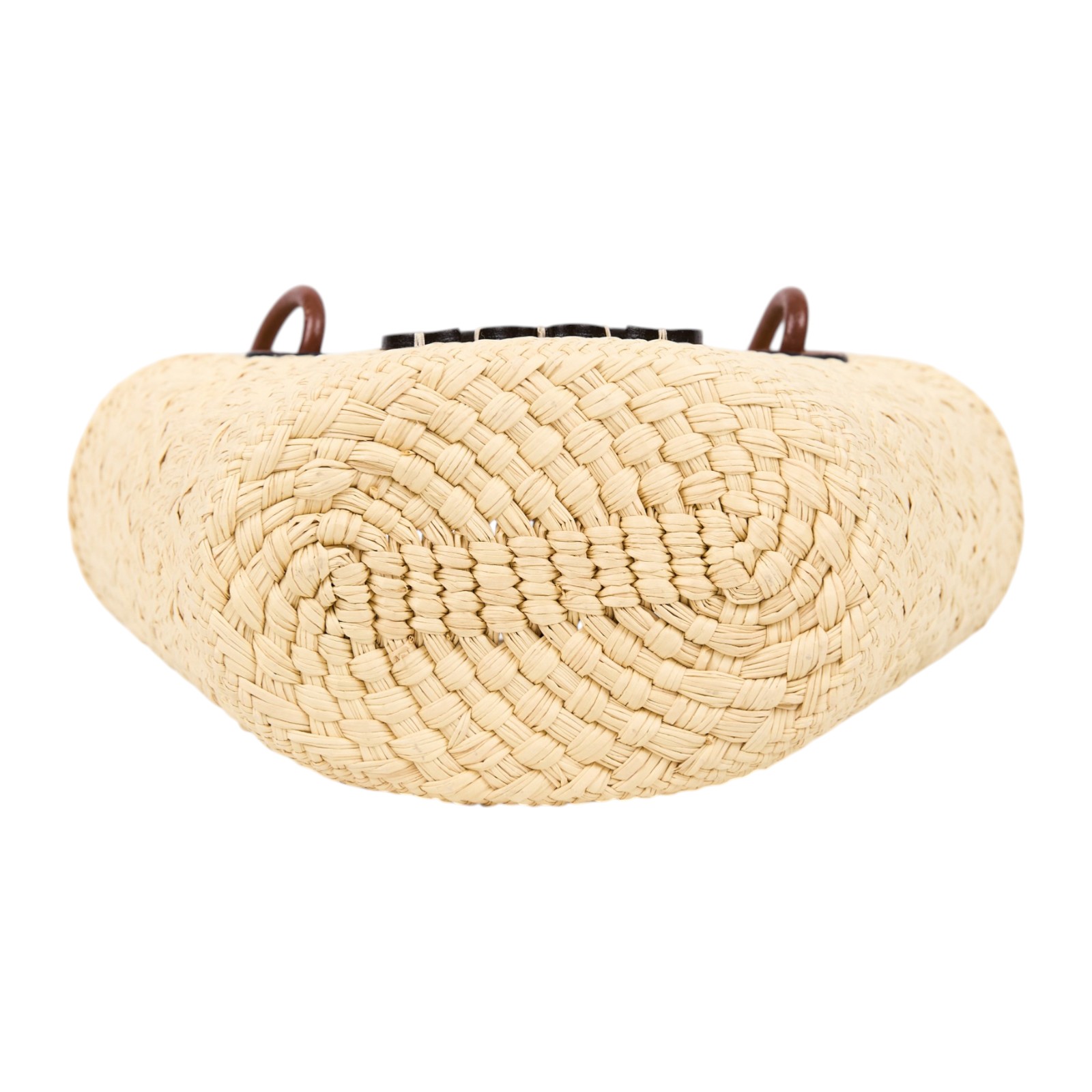 羅意威 LOEWE Anagram 伊拉卡棕櫚葉 小牛皮 水桶包 迷你 A223P64X01 ANAGRAM  MINI草編包 防塵袋