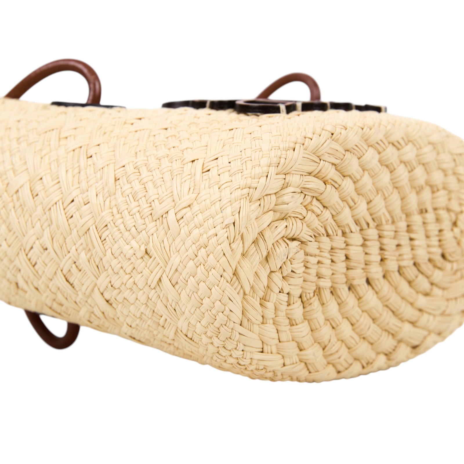 羅意威 LOEWE Anagram 伊拉卡棕櫚葉 小牛皮 水桶包 迷你 A223P64X01 ANAGRAM  MINI草編包 防塵袋