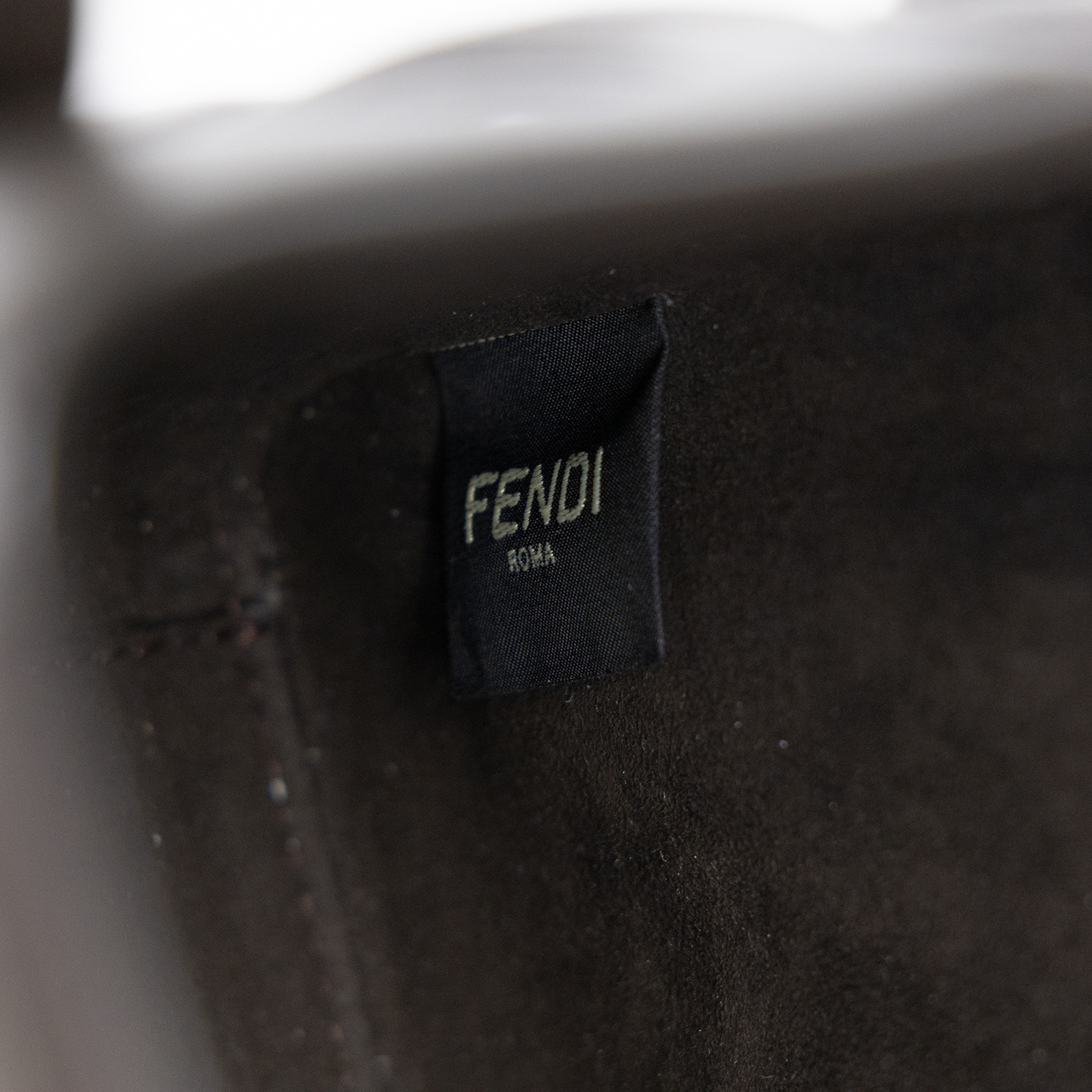 芬迪 FENDI 迷你 Origami 水桶包 8BS083AFPM 棕帆布 MINI Origami 防塵袋/購買證明