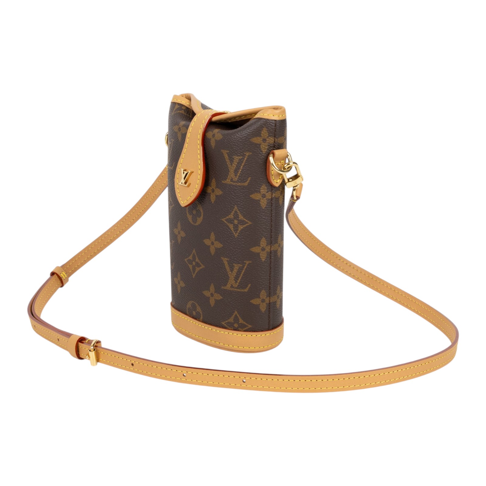 路易威登 LOUIS VUITTON Fold Me Pouch 隨身包 薯條包 M80874 晶片款 原花FOLD ME肩背包 原廠盒子/防塵袋/購買證明