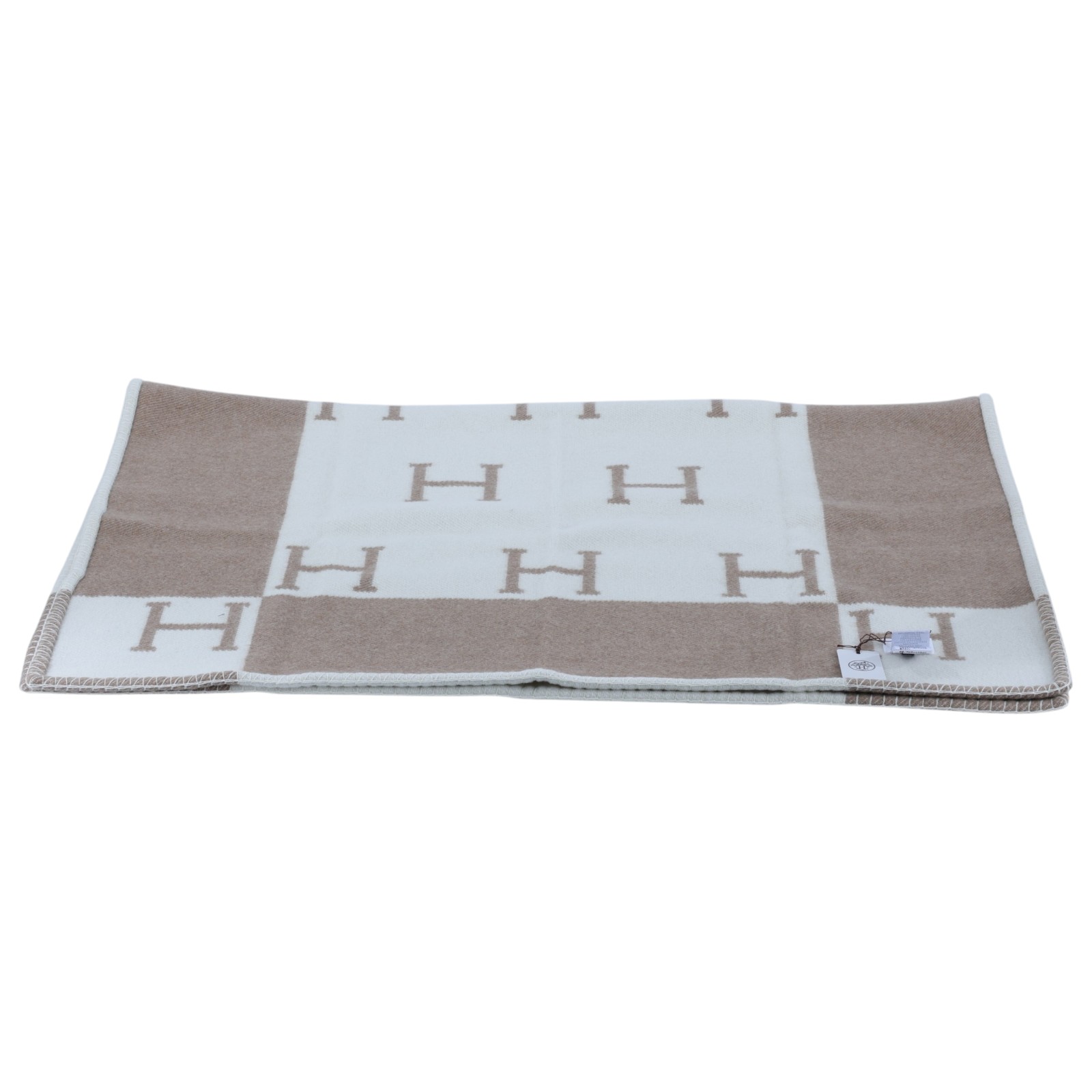 愛馬仕 Hermes Avalon 嬰兒毛毯 中榛子色 H102704Mv11  卡其Avalon嬰兒毛毯 原廠盒子