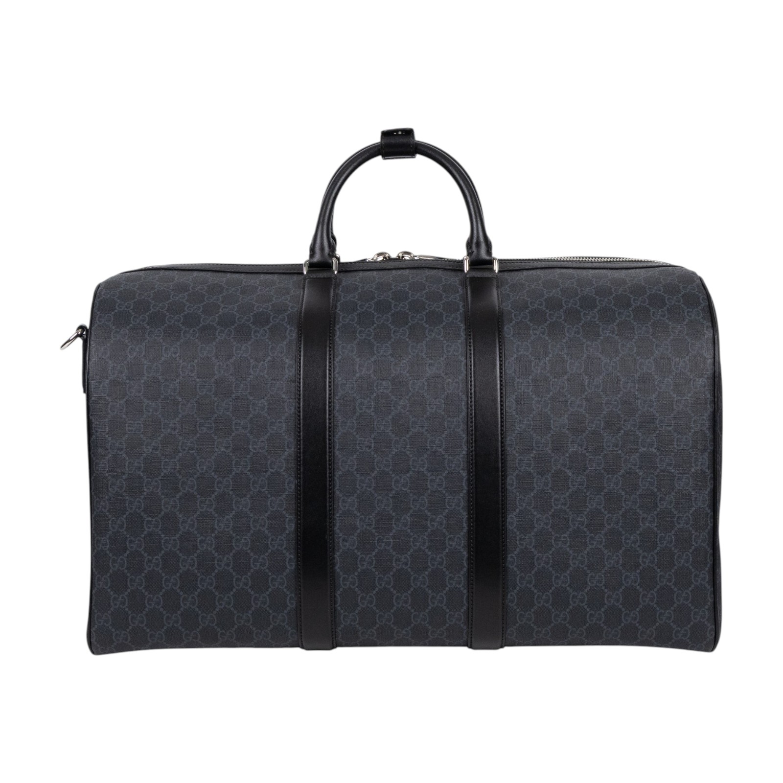 古馳 GUCCI GG Supreme 旅行袋 手提包 肩背包 792075 FADJA 黑原花旅行袋 無附屬品