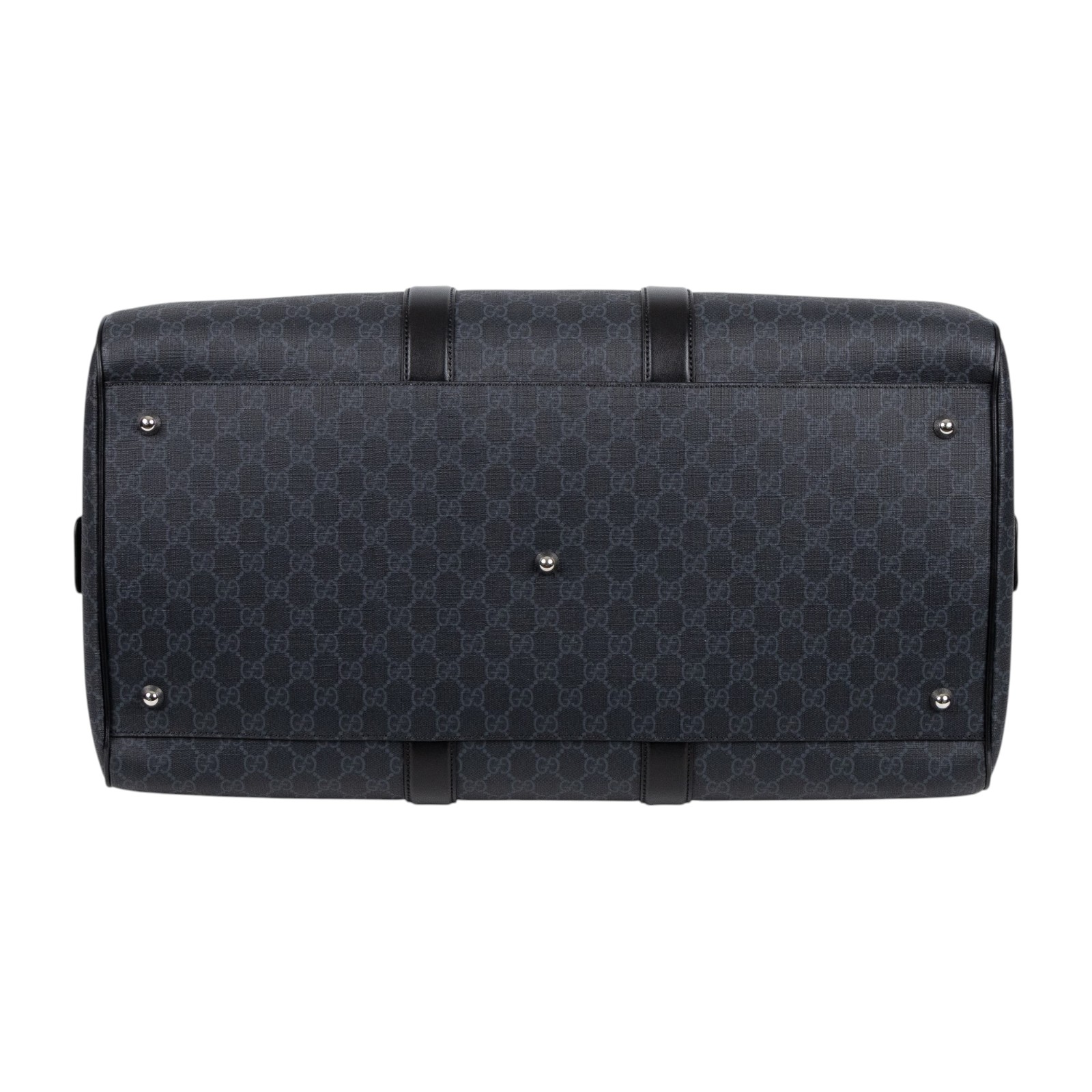 古馳 GUCCI GG Supreme 旅行袋 手提包 肩背包 792075 FADJA 黑原花旅行袋 無附屬品