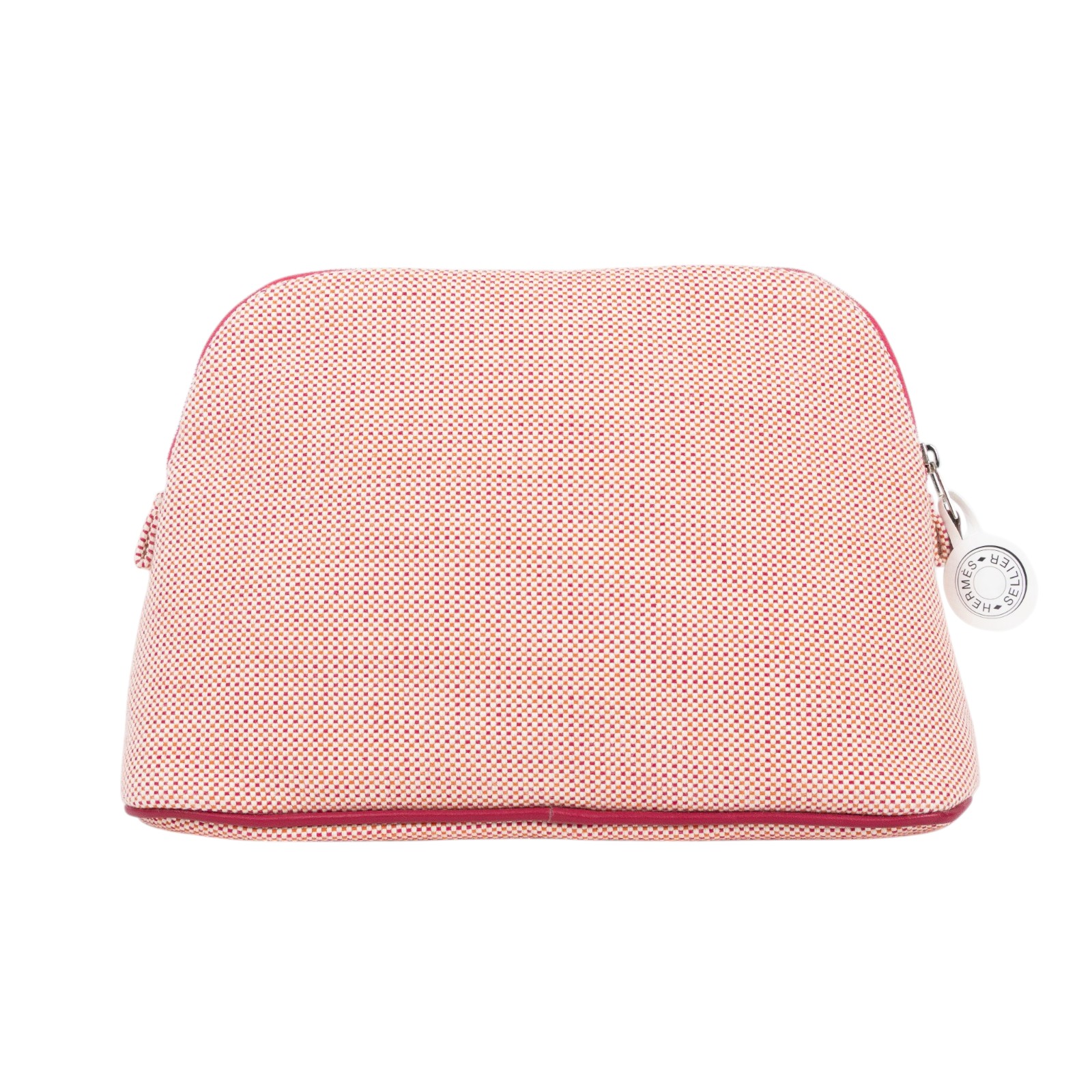 愛馬仕 Hermes Bolide 收納包 中型 橘色 覆盆子紅 H103751Mv03  紅BOLIDE CASE帆布化妝包 中 無附屬品