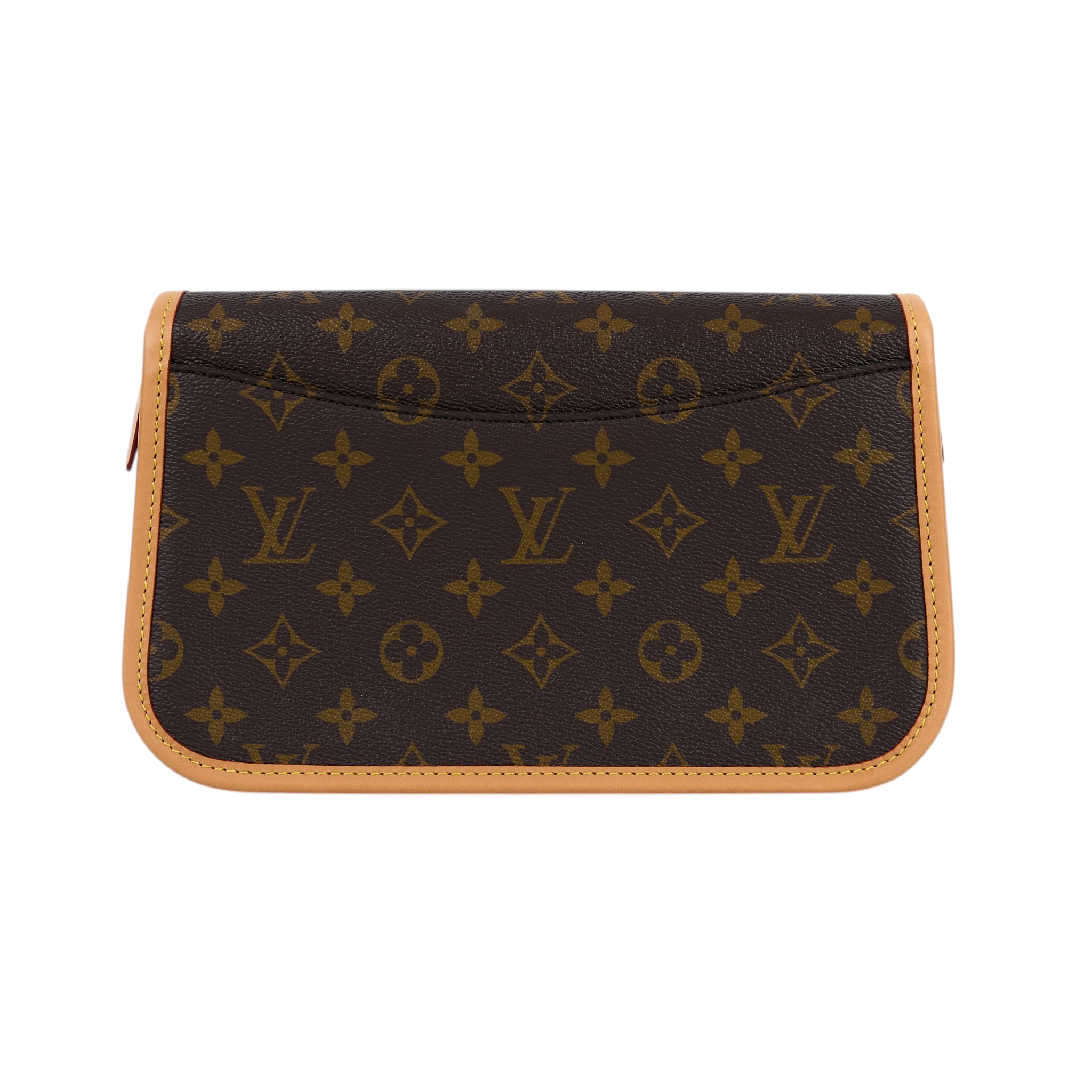 路易威登 LOUIS VUITTON Diane 腋下包法棍 單肩背包 經典帆布 M45985 晶片款 原花DIANE 原廠盒子/防塵袋/購買證明/背帶2