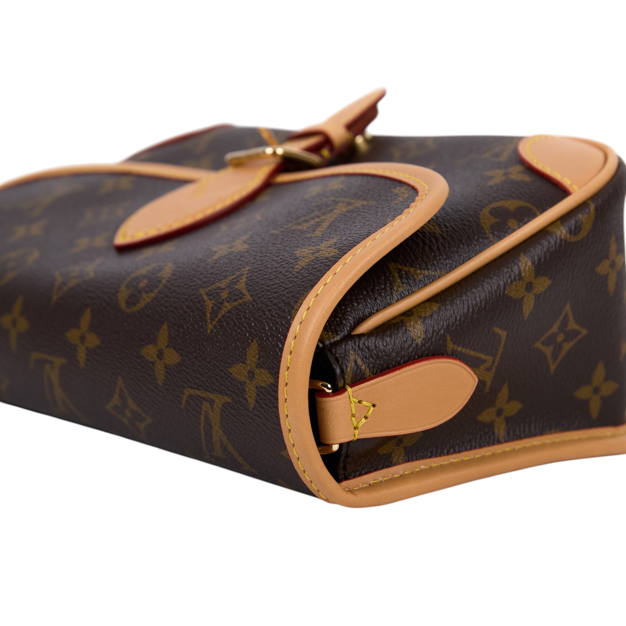 路易威登 LOUIS VUITTON Diane 腋下包法棍 單肩背包 經典帆布 M45985 晶片款 原花DIANE 原廠盒子/防塵袋/購買證明/背帶2