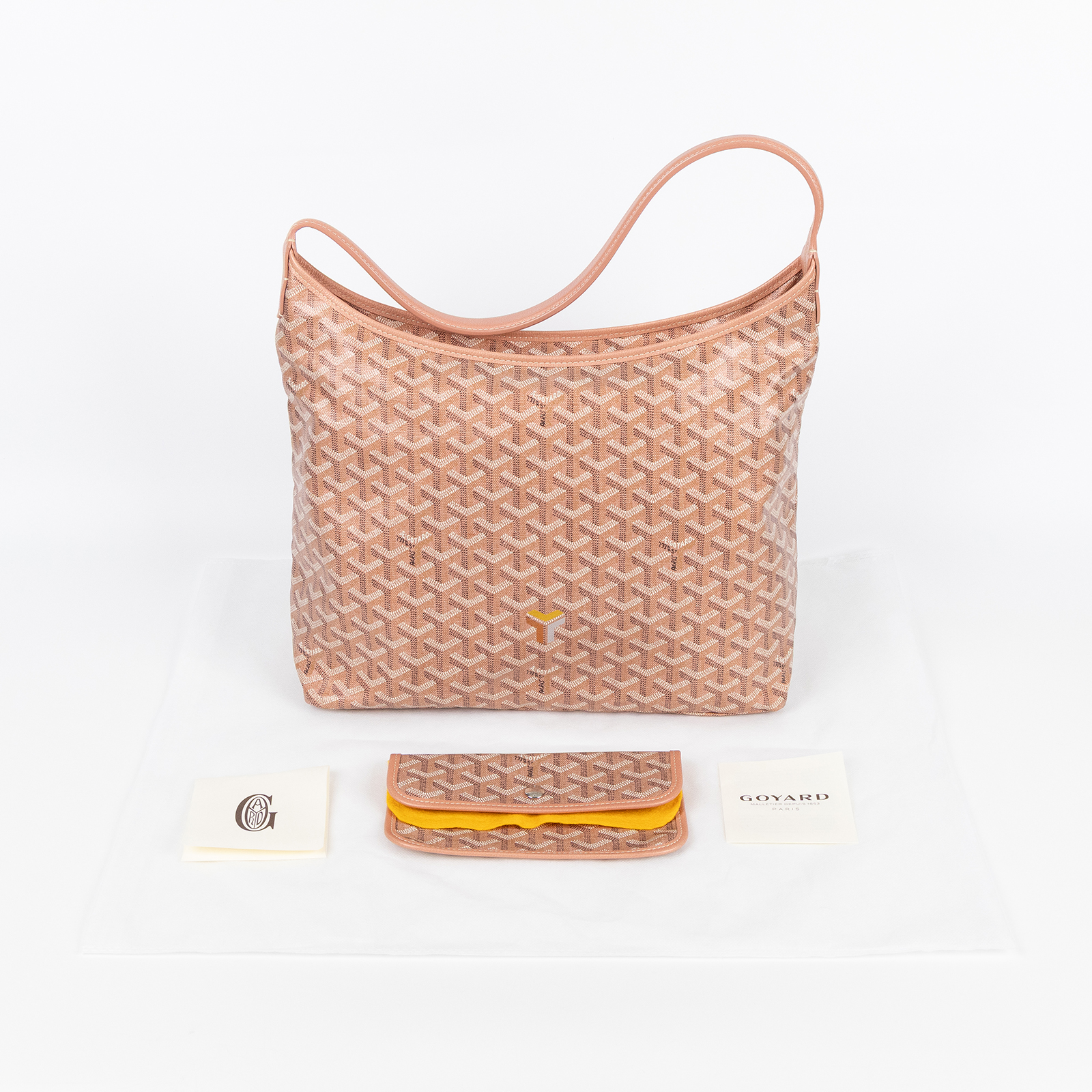 高雅德 GOYARD Bohème Hobo Bag PM 托特包 BOHEMEPMLTY 珠光粉HOBO BOHEME PM 無附屬品