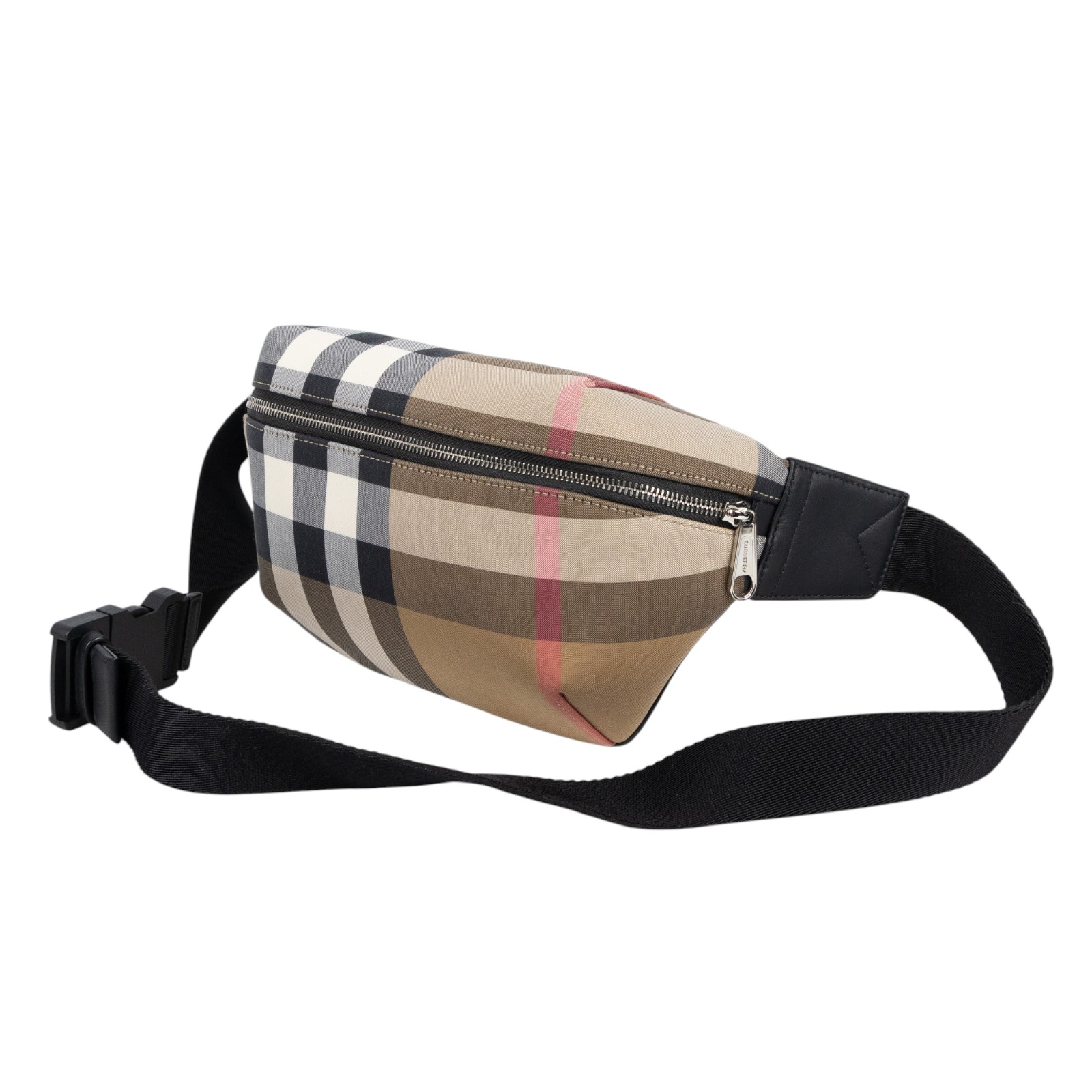 博柏利 BURBERRY 腰包 胸包 斜跨包 80845551 格紋腰包 防塵袋