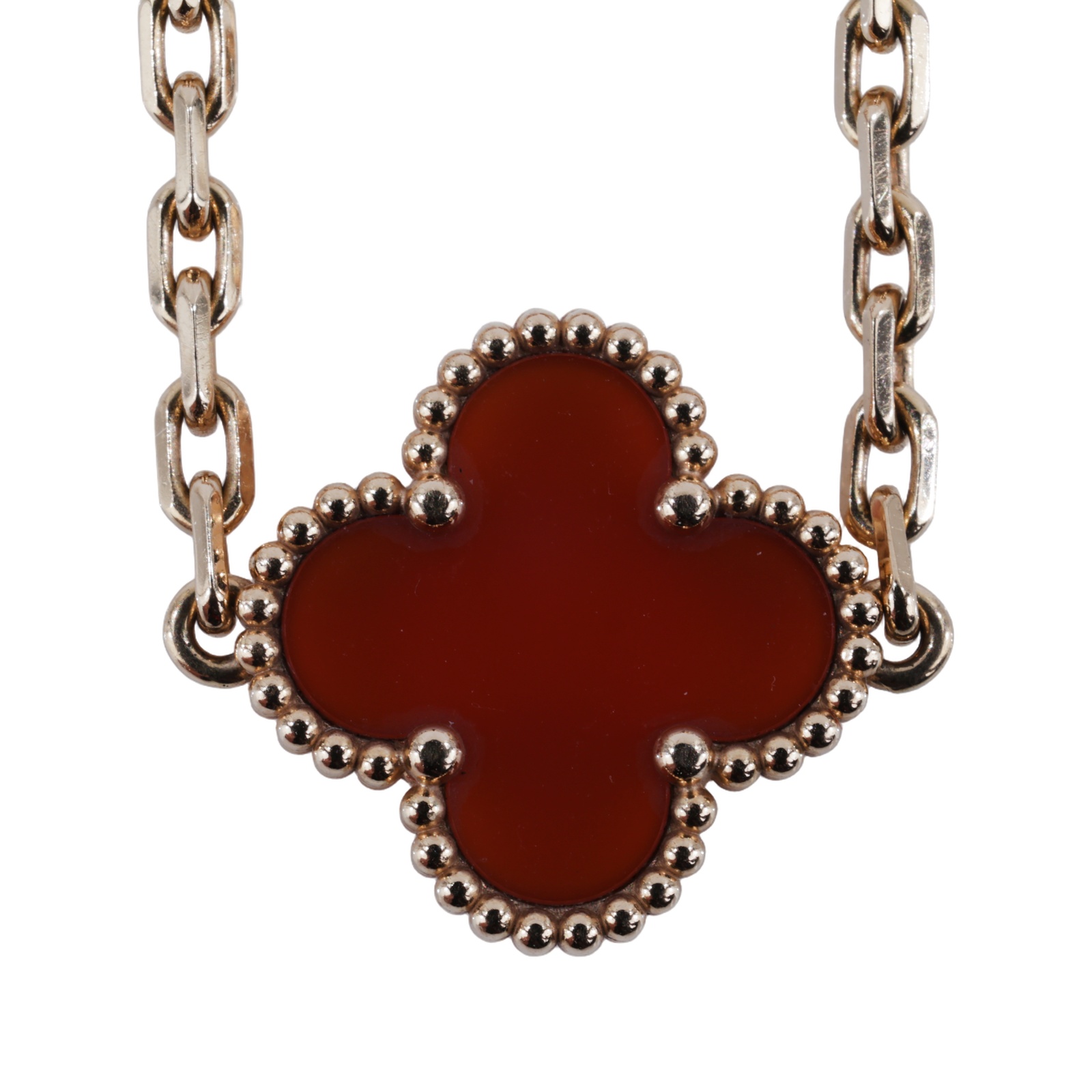 梵克雅寶 Van Cleef & Arpels Vintage Alhambra手鍊 5枚四葉幸運圖騰 VCARP7RP00  無附屬品