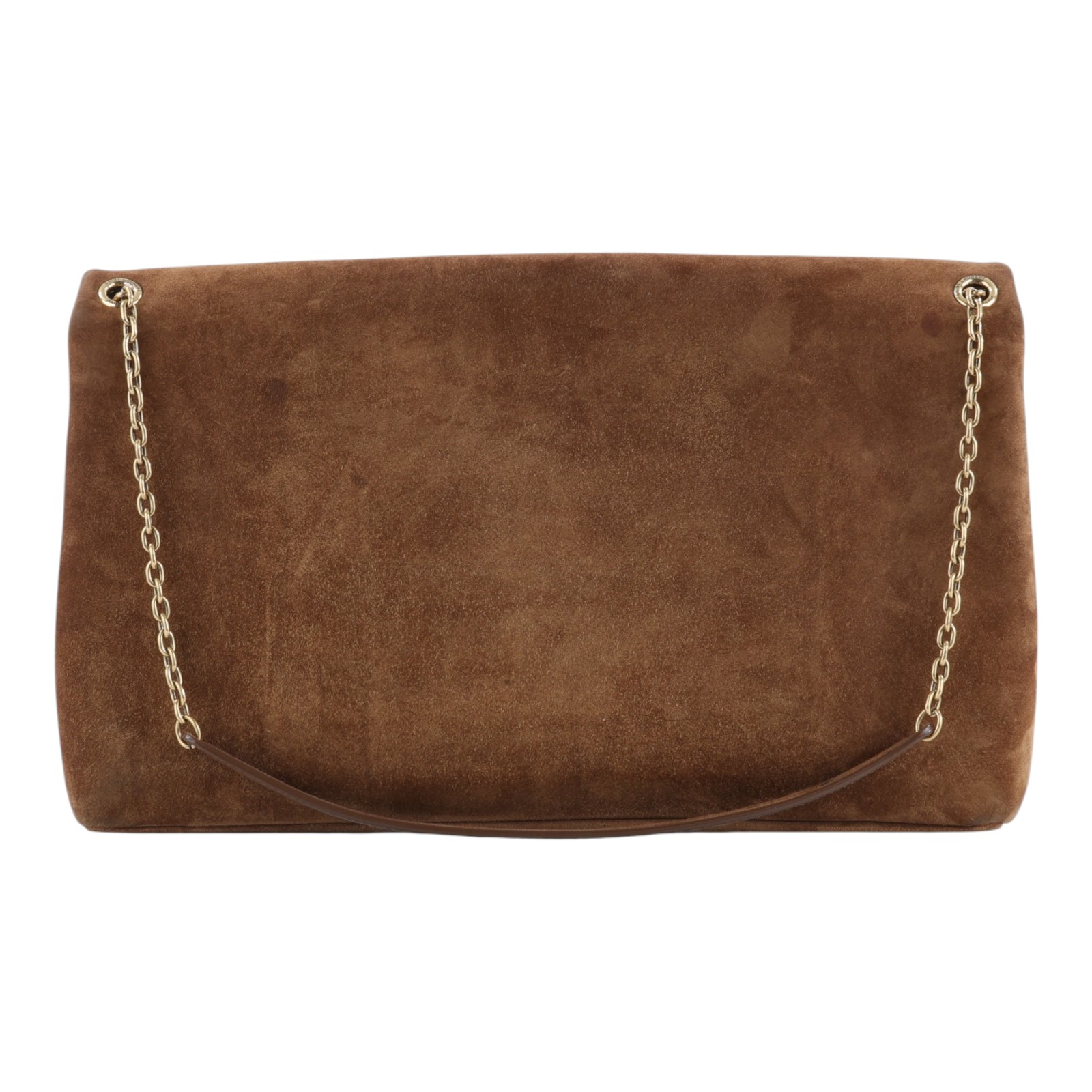 聖羅蘭 YSL SAINT LAURENT Cassandre 大型鍊條 麂皮小袋 8558021U80W  無附屬品