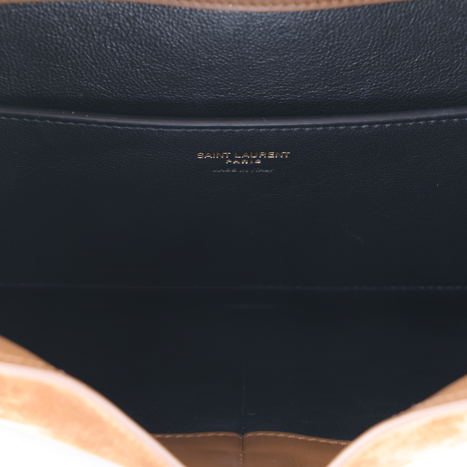 聖羅蘭 YSL SAINT LAURENT Cassandre 大型鍊條 麂皮小袋 8558021U80W  無附屬品