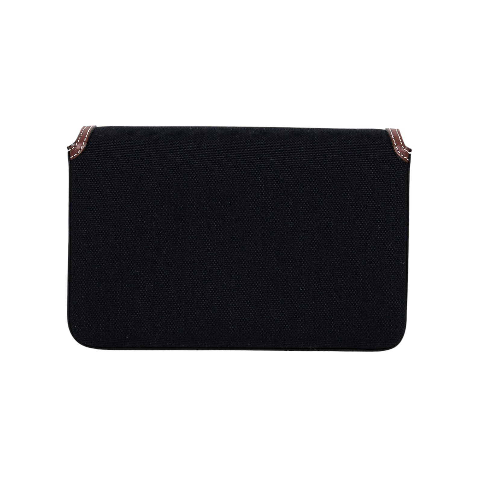 博柏利 BURBERRY Hampshire 斜背包 手拿包 80551811 黑棕帆布New Hampshire 原廠盒子/防塵袋