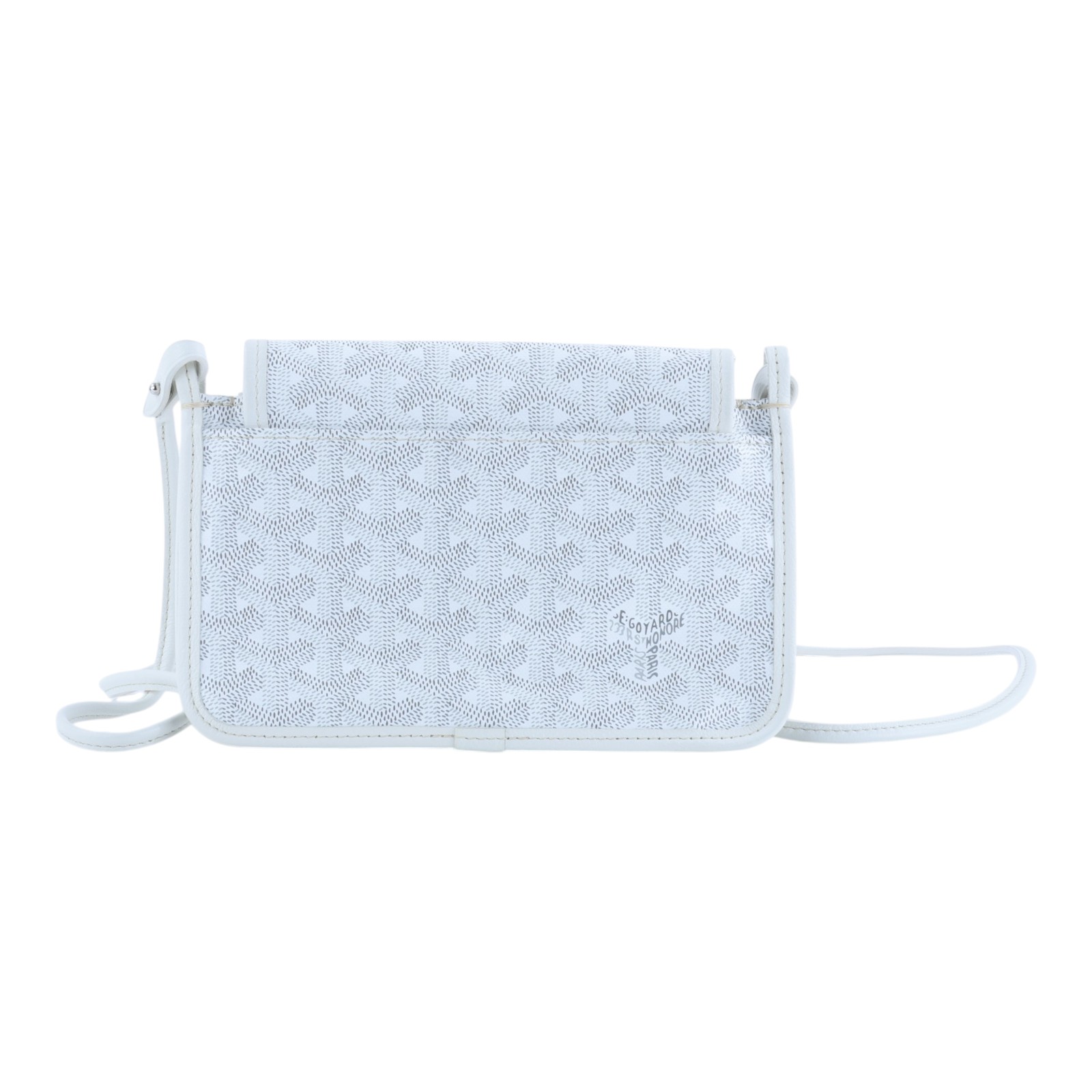 高雅德 GOYARD Plumet Pocket Wallet 肩背 隨身錢包 PLUMETPMLTY 白PLUMET 防塵袋