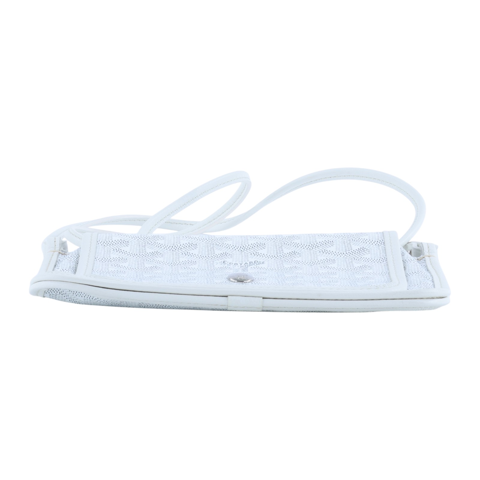 高雅德 GOYARD Plumet Pocket Wallet 肩背 隨身錢包 PLUMETPMLTY 白PLUMET 防塵袋