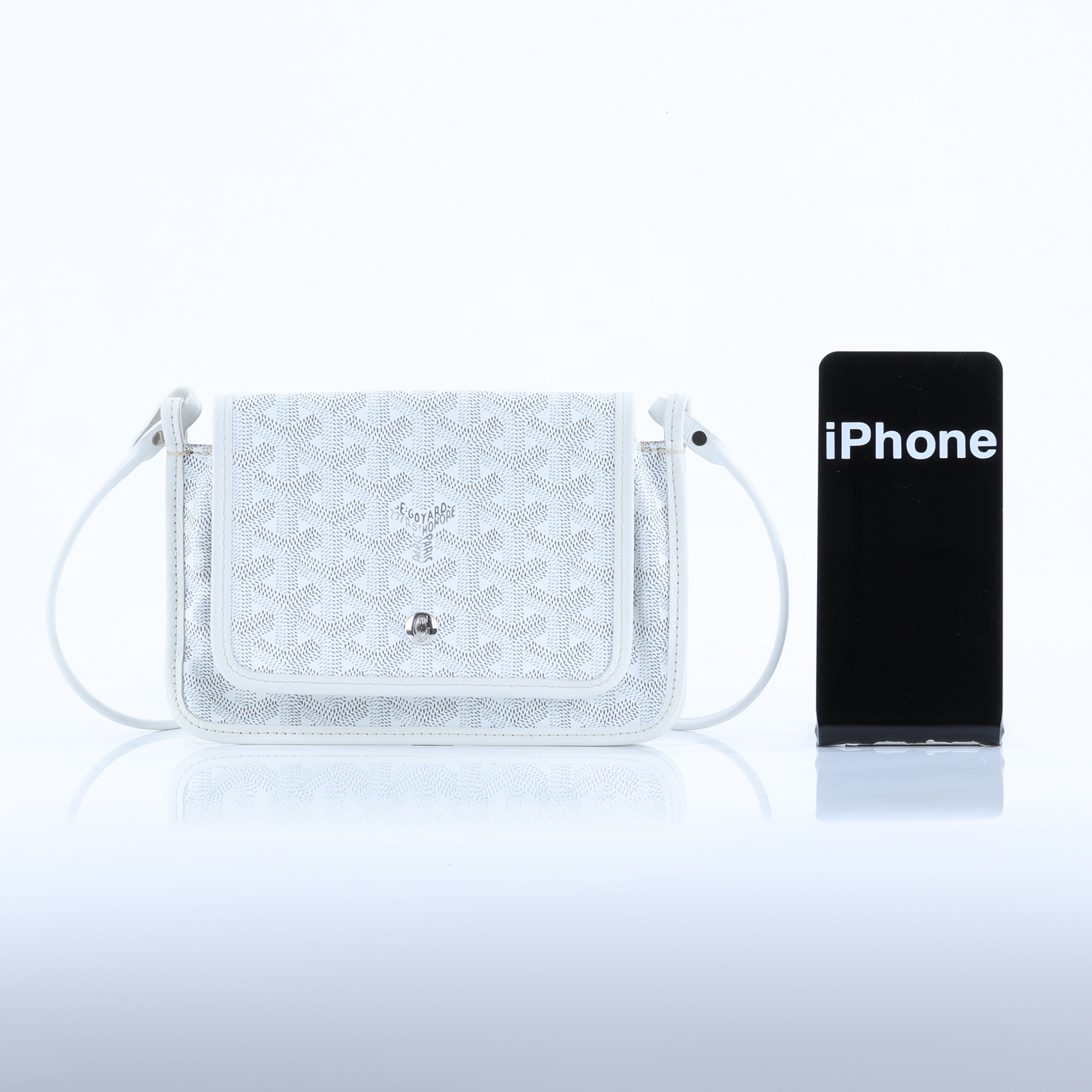 高雅德 GOYARD Plumet Pocket Wallet 肩背 隨身錢包 PLUMETPMLTY 白PLUMET 防塵袋