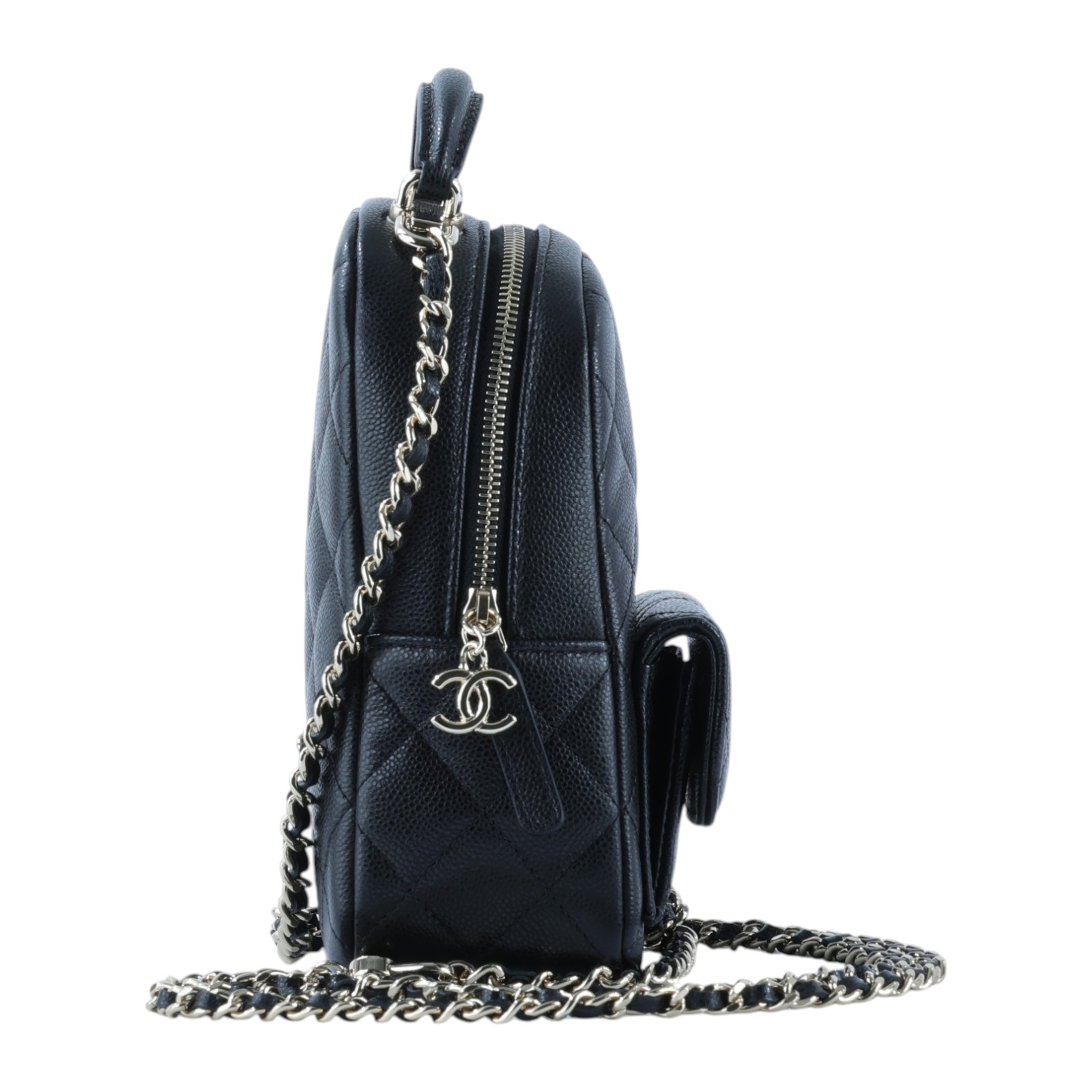 香奈兒 CHANEL 經典 迷你 後背包 AP3753 B10583 晶片款 黑淡金荔枝迷你後背包 原廠盒子/防塵袋/購買證明影本