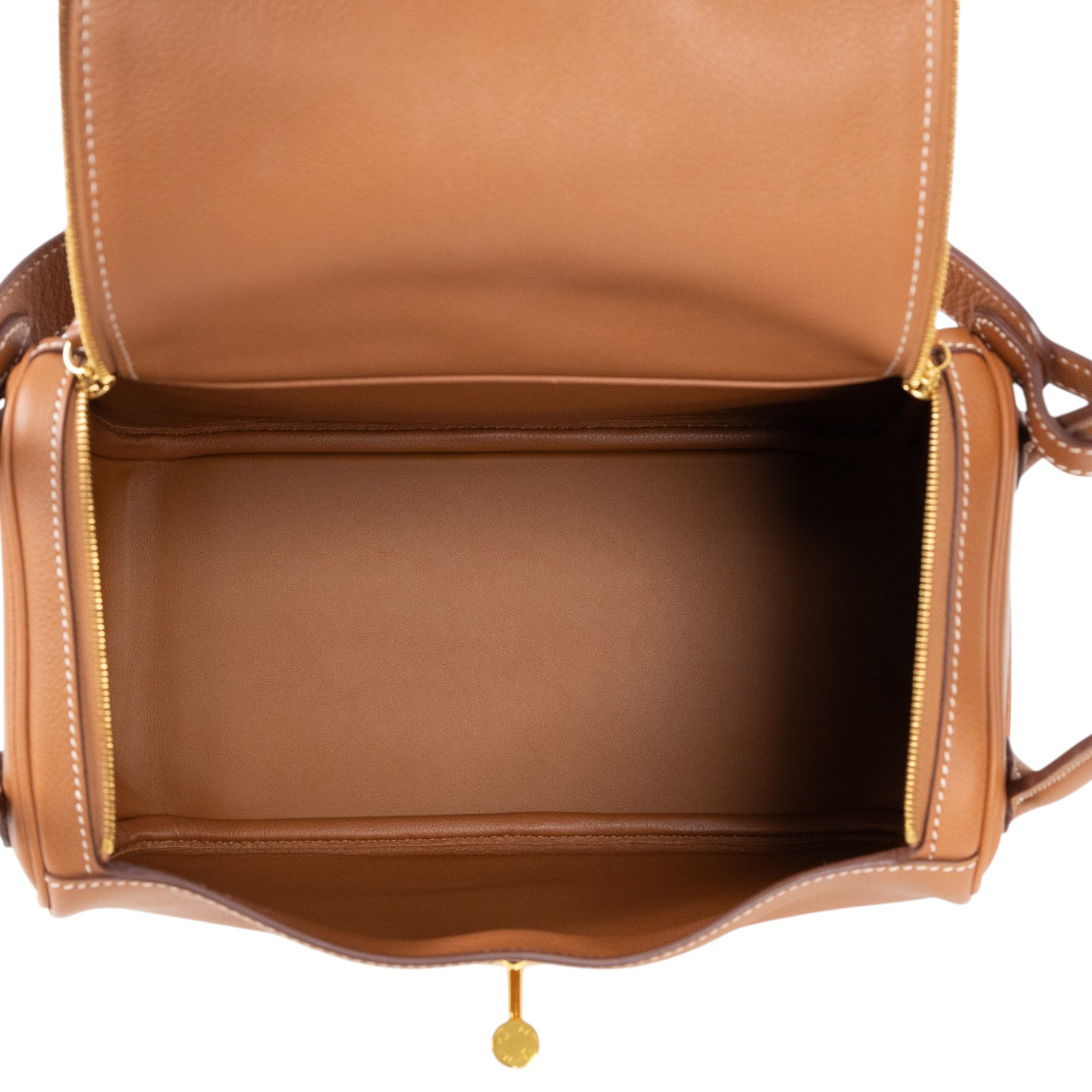 愛馬仕 Hermes Lindy 琳迪包 26 金色五金 金棕色 H073430CC37 /ZPY397 BC  原廠盒子/防塵袋/購買證明/雨衣