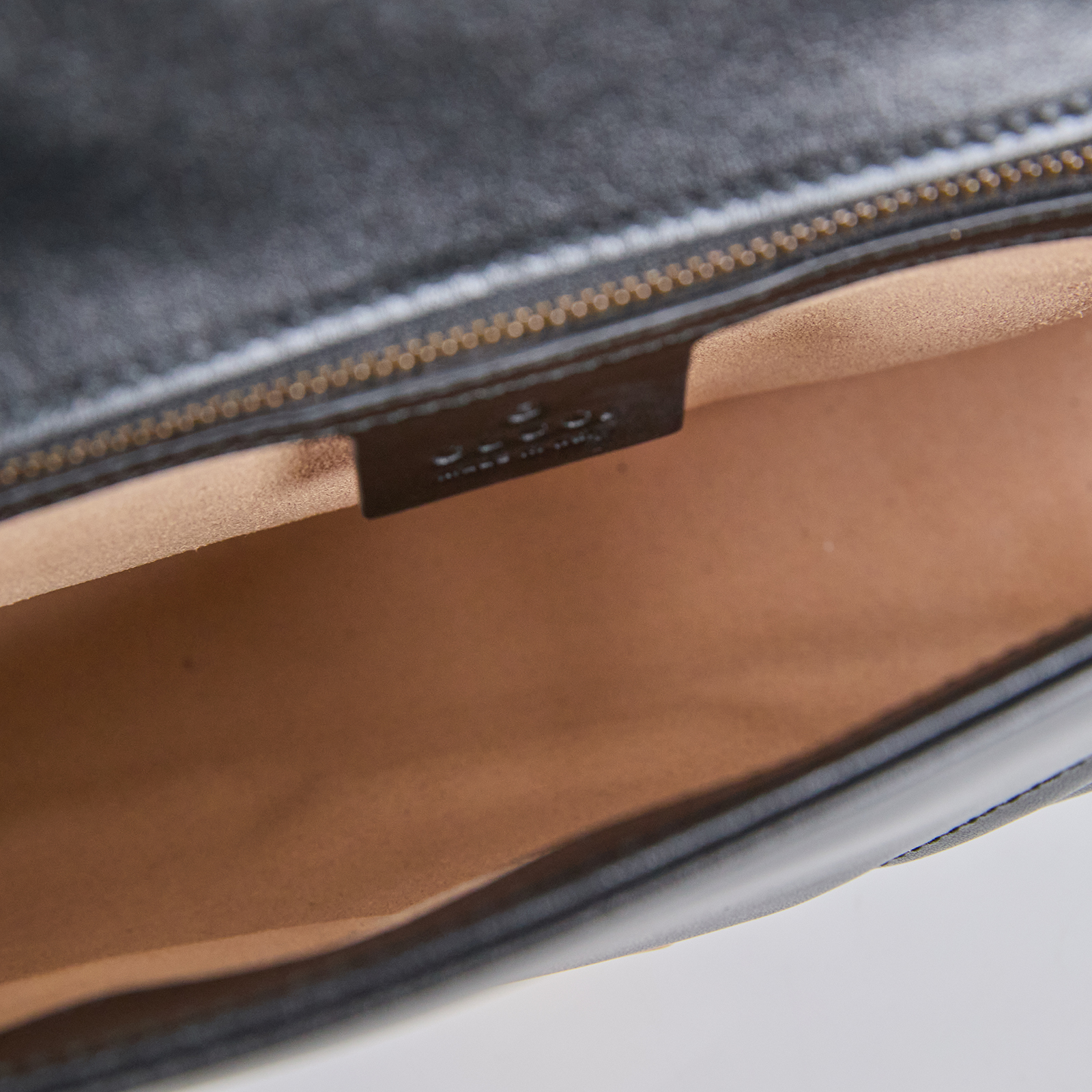 古馳 GUCCI GG Marmont 小型 絎縫 肩揹袋 443497 DTDIT 黑金MARMONT 26CM 防塵袋