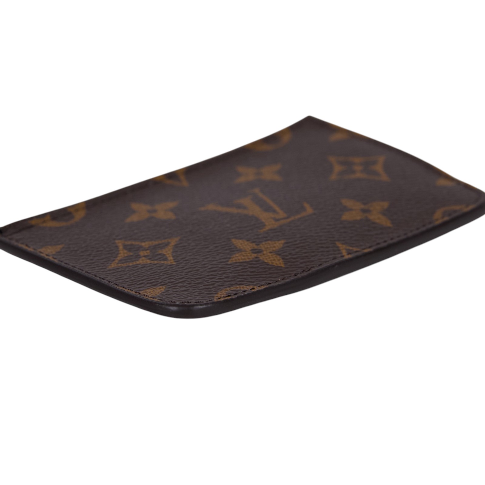 路易威登 LOUIS VUITTON Romy 名片夾 經典帆布 棕色 M81880 晶片款 原花Romy 名片夾 原廠盒子/防塵袋/購買證明