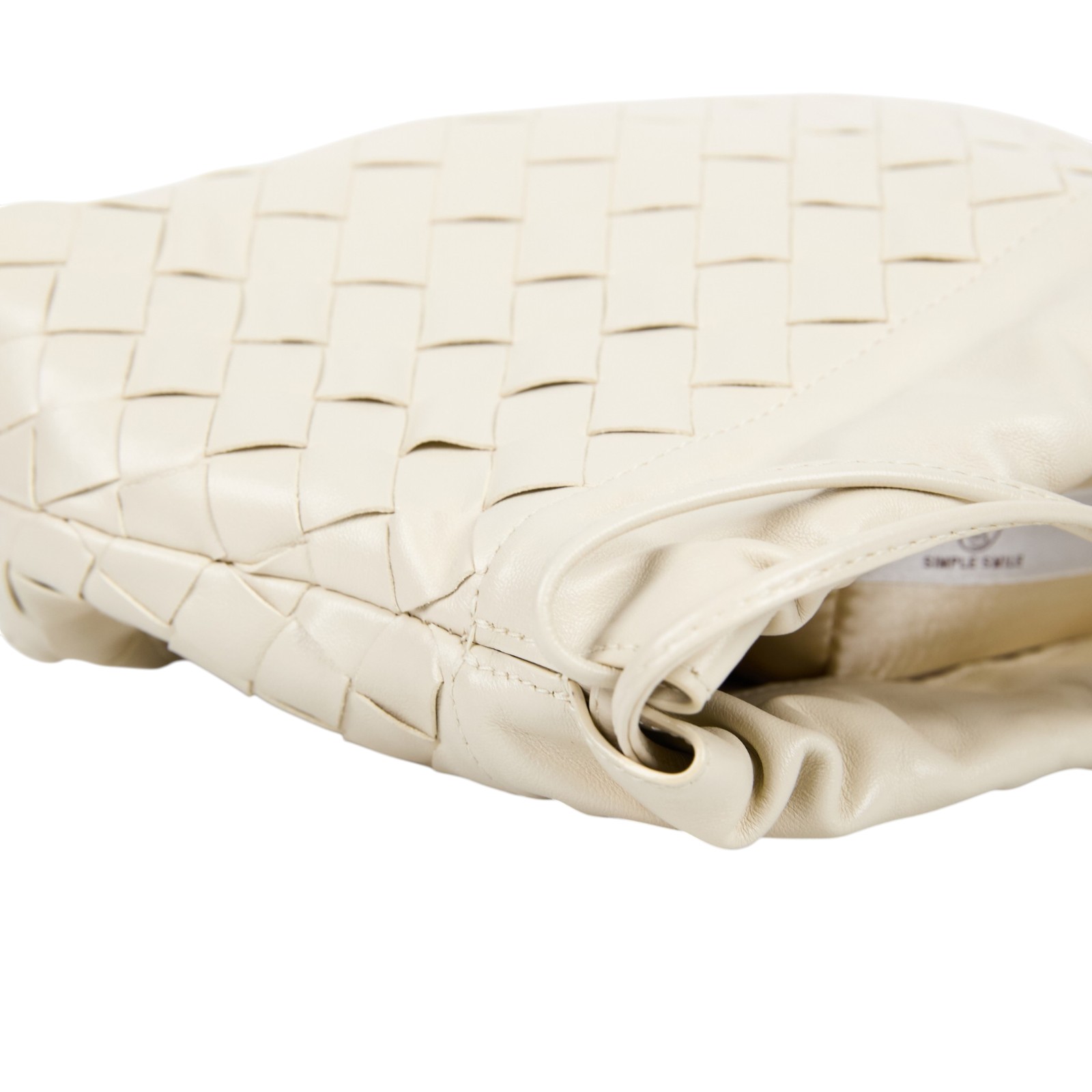 寶緹嘉 BOTTEGA VENETA Dustbag Notte 肩背包 839394V3IV0 米白Dustbag Notte 背帶