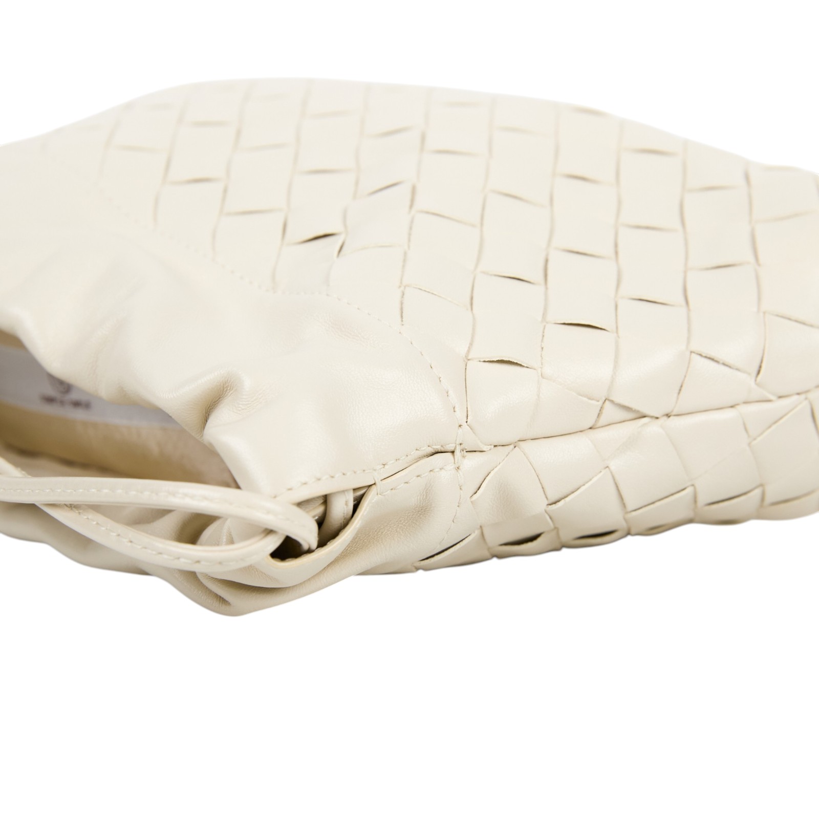 寶緹嘉 BOTTEGA VENETA Dustbag Notte 肩背包 839394V3IV0 米白Dustbag Notte 背帶