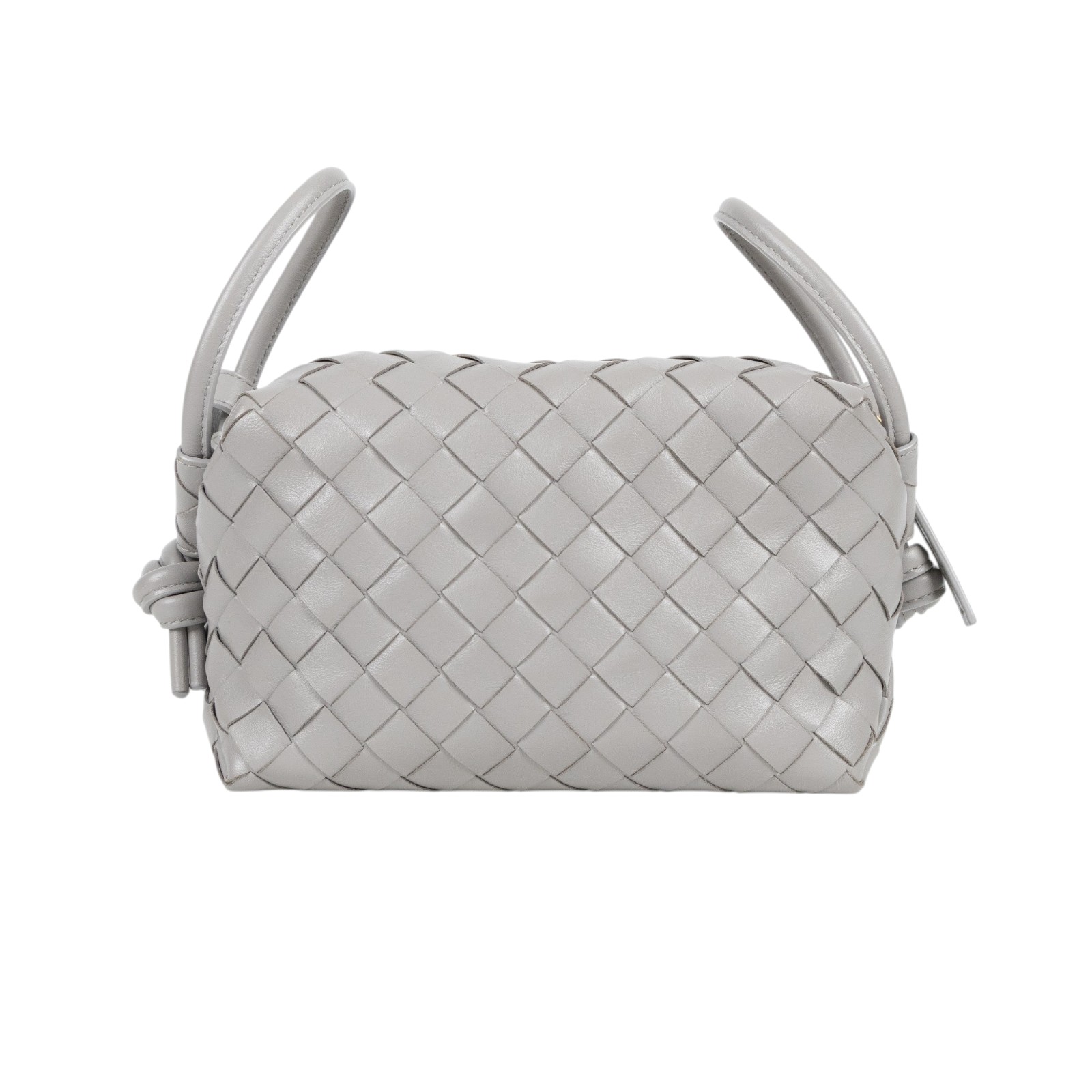 寶緹嘉 BOTTEGA VENETA Loop Top 編織 手提包 肩背包 796615V2HL1 灰TOP HANDLE LOOP 防塵袋