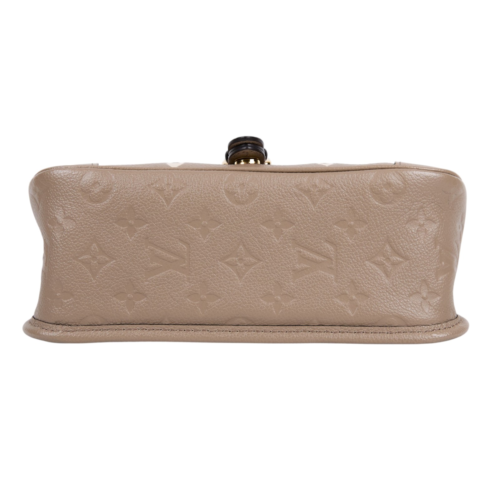 路易威登 LOUIS VUITTON Diane 腋下包法棍 單肩背包 斑鳩灰 奶油色 M46583 晶片款 斑鳩灰DIANE 原廠盒子/防塵袋/背帶/購買證明