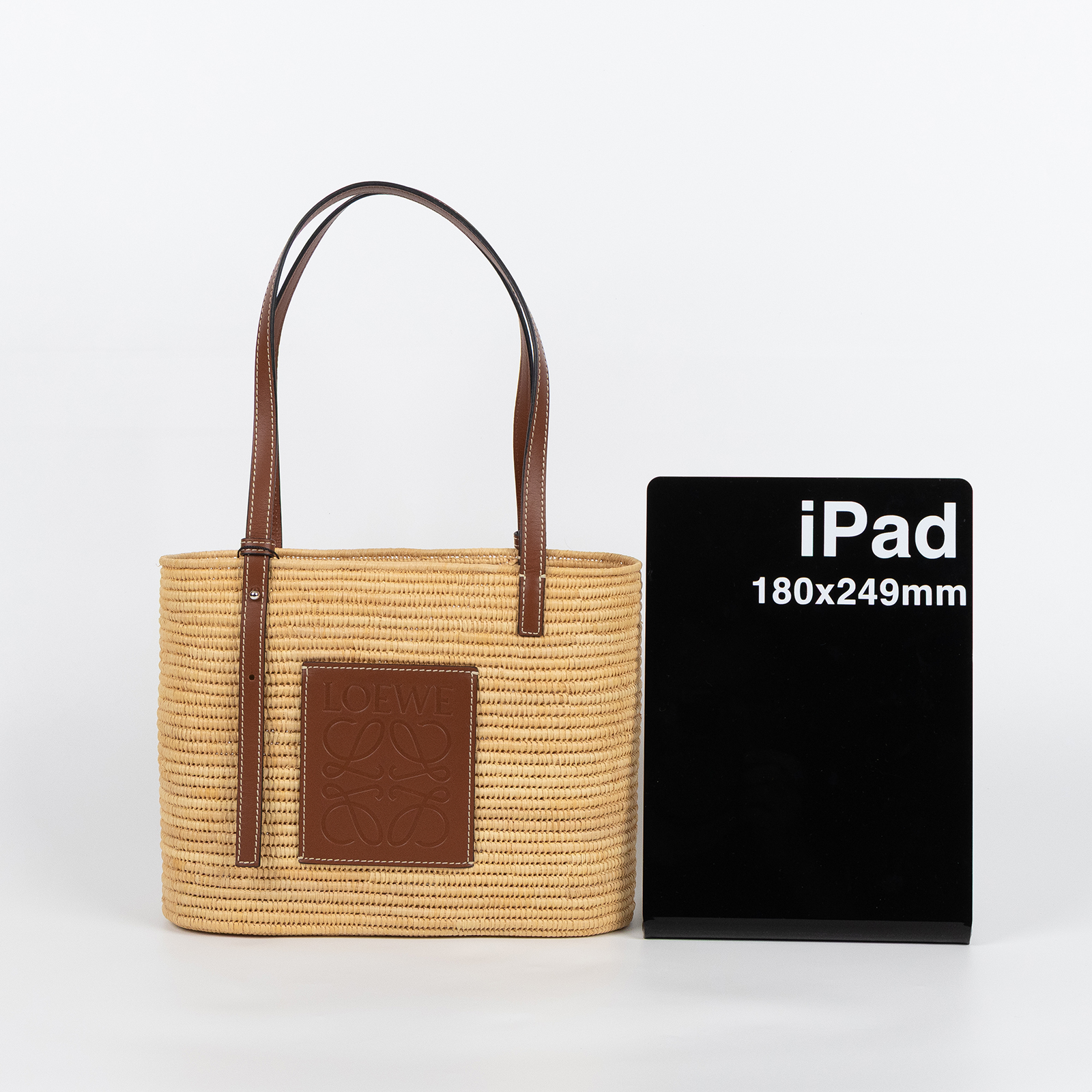 羅意威 LOEWE Square Basket 手袋 小型 A223099X02 草編Square Basket SMALL 防塵袋