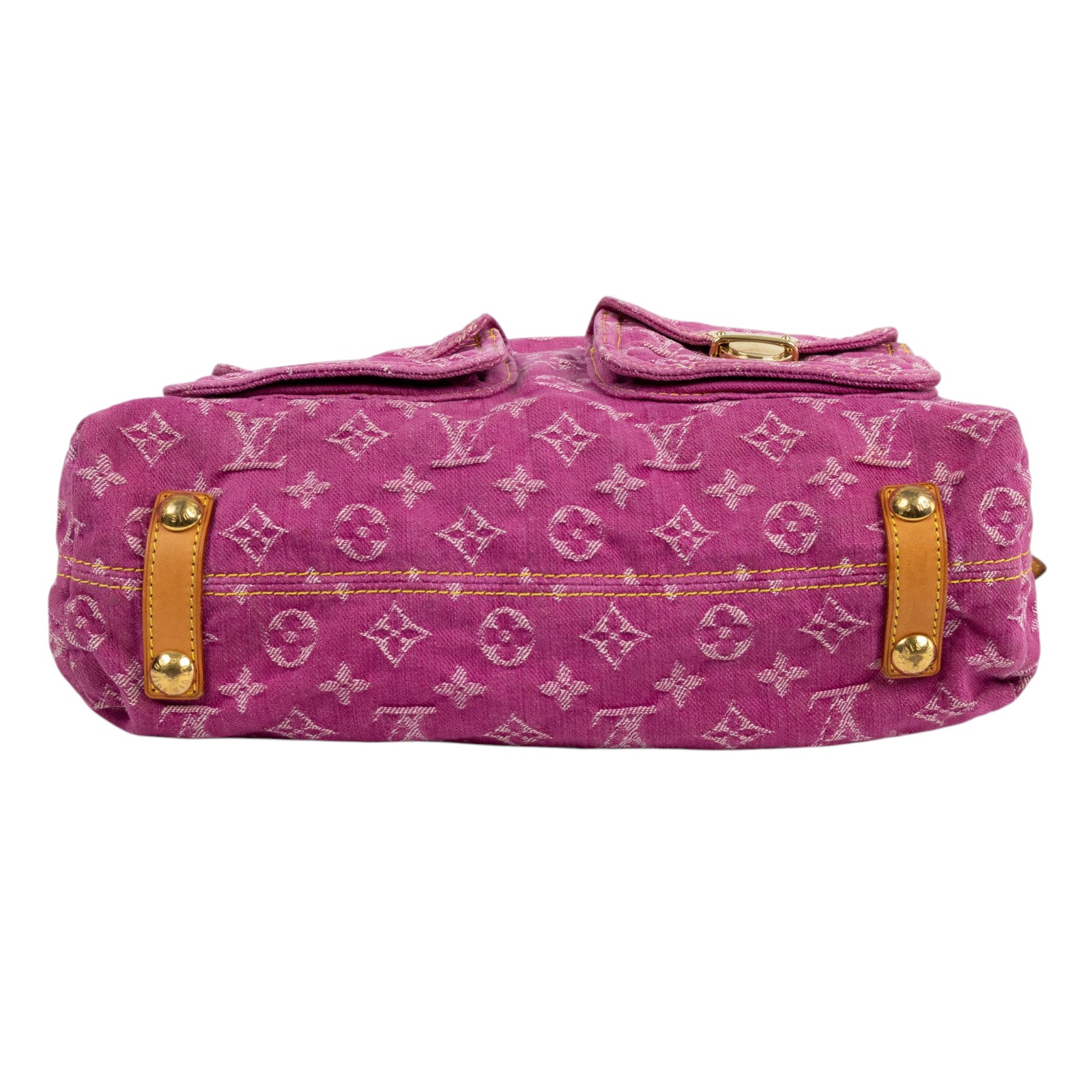 路易威登 LOUIS VUITTON Baggy GM 肩背包 斜背包 M95210 粉牛仔Baggy GM托特包 無附屬品