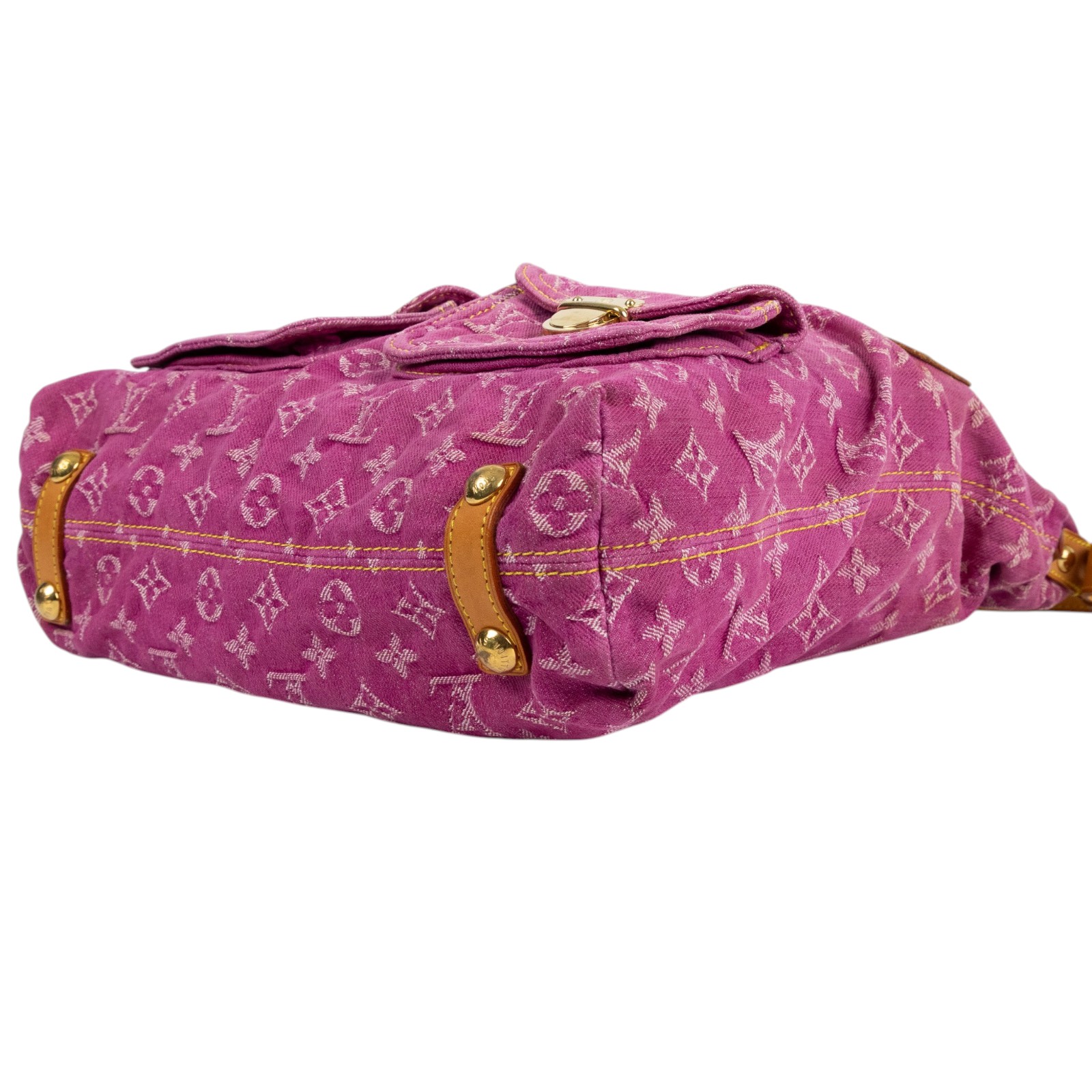 路易威登 LOUIS VUITTON Baggy GM 肩背包 斜背包 M95210 粉牛仔Baggy GM托特包 無附屬品