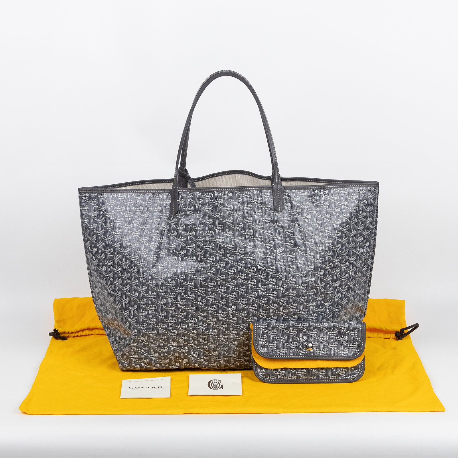 高雅德 GOYARD Saint Louis GM Bag 托特包 STLOUIGMLTY 灰SAINT LOUIS托特包GM 內袋/防塵袋