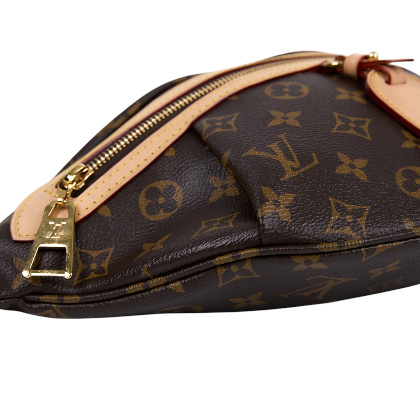 路易威登 LOUIS VUITTON High Rise 腰包 經典帆布 M46784 晶片款 原花寬背帶胸包 原廠盒子/防塵袋/購買證明