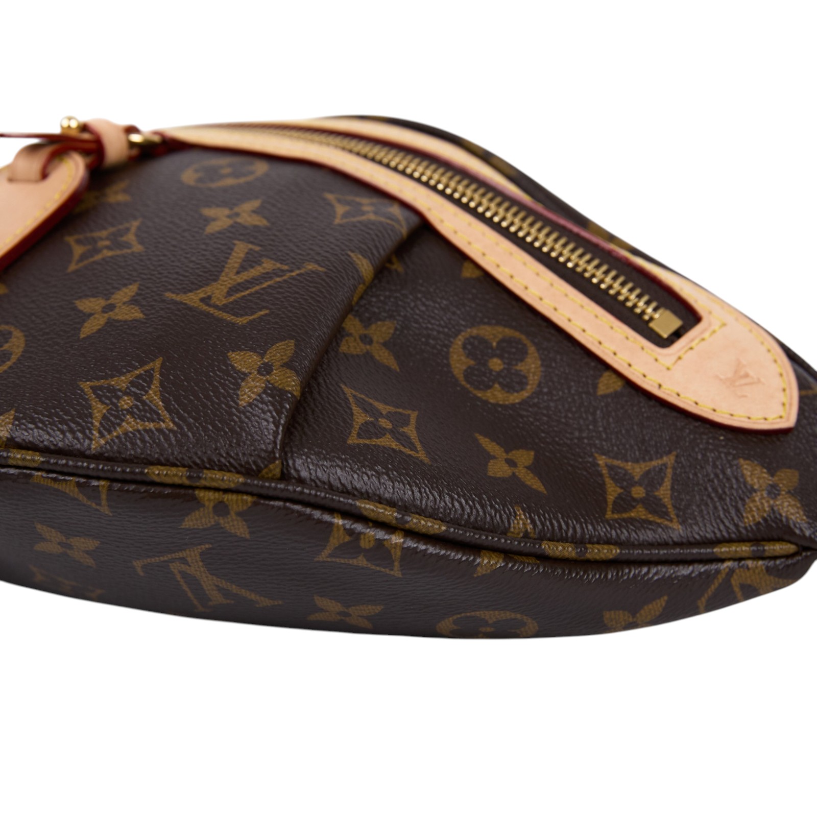 路易威登 LOUIS VUITTON High Rise 腰包 經典帆布 M46784 晶片款 原花寬背帶胸包 原廠盒子/防塵袋/購買證明