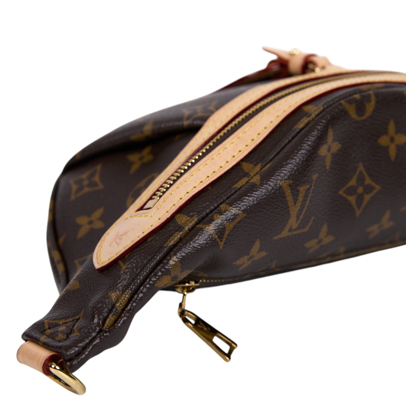 路易威登 LOUIS VUITTON High Rise 腰包 經典帆布 M46784 晶片款 原花寬背帶胸包 原廠盒子/防塵袋/購買證明