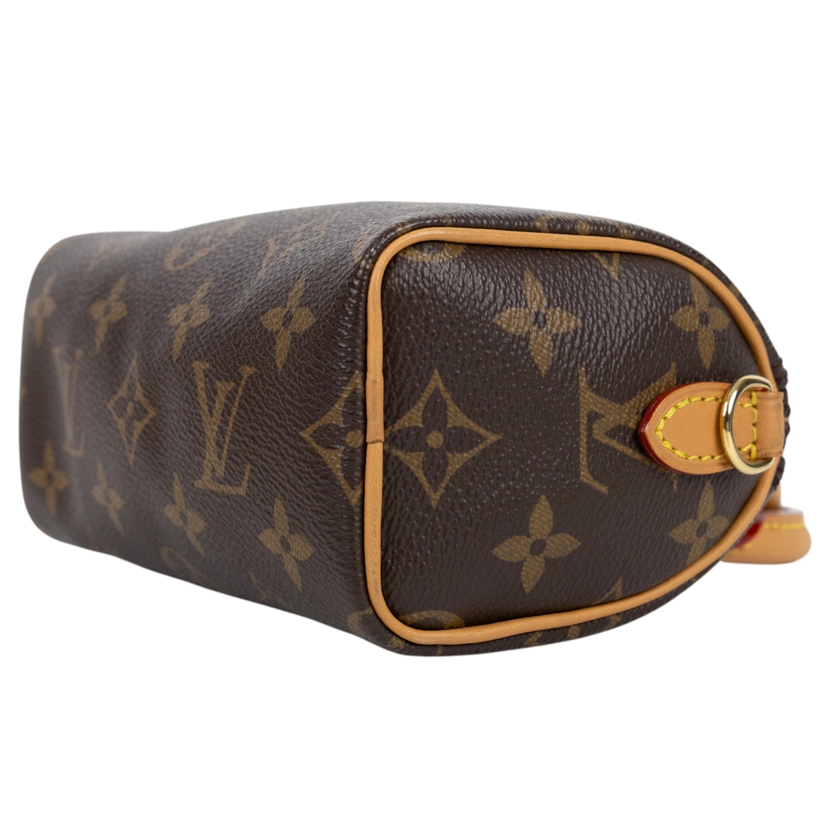 路易威登 LOUIS VUITTON Nano Speedy 原花 手提 肩背包 M81085 原花NANO SPEEDY 原廠盒子/防塵袋/背帶/購買證明影本