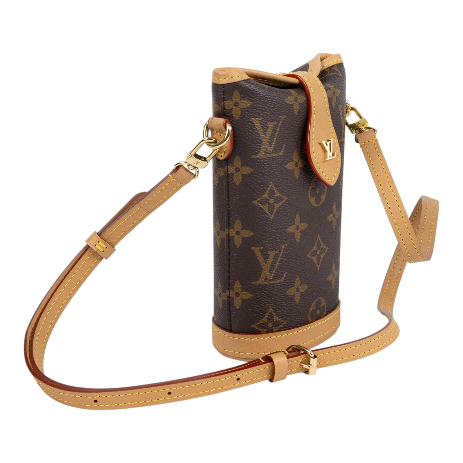 路易威登 LOUIS VUITTON Fold Me Pouch 隨身包 薯條包 M80874 晶片款  原廠盒子/防塵袋/購買證明影本/背帶