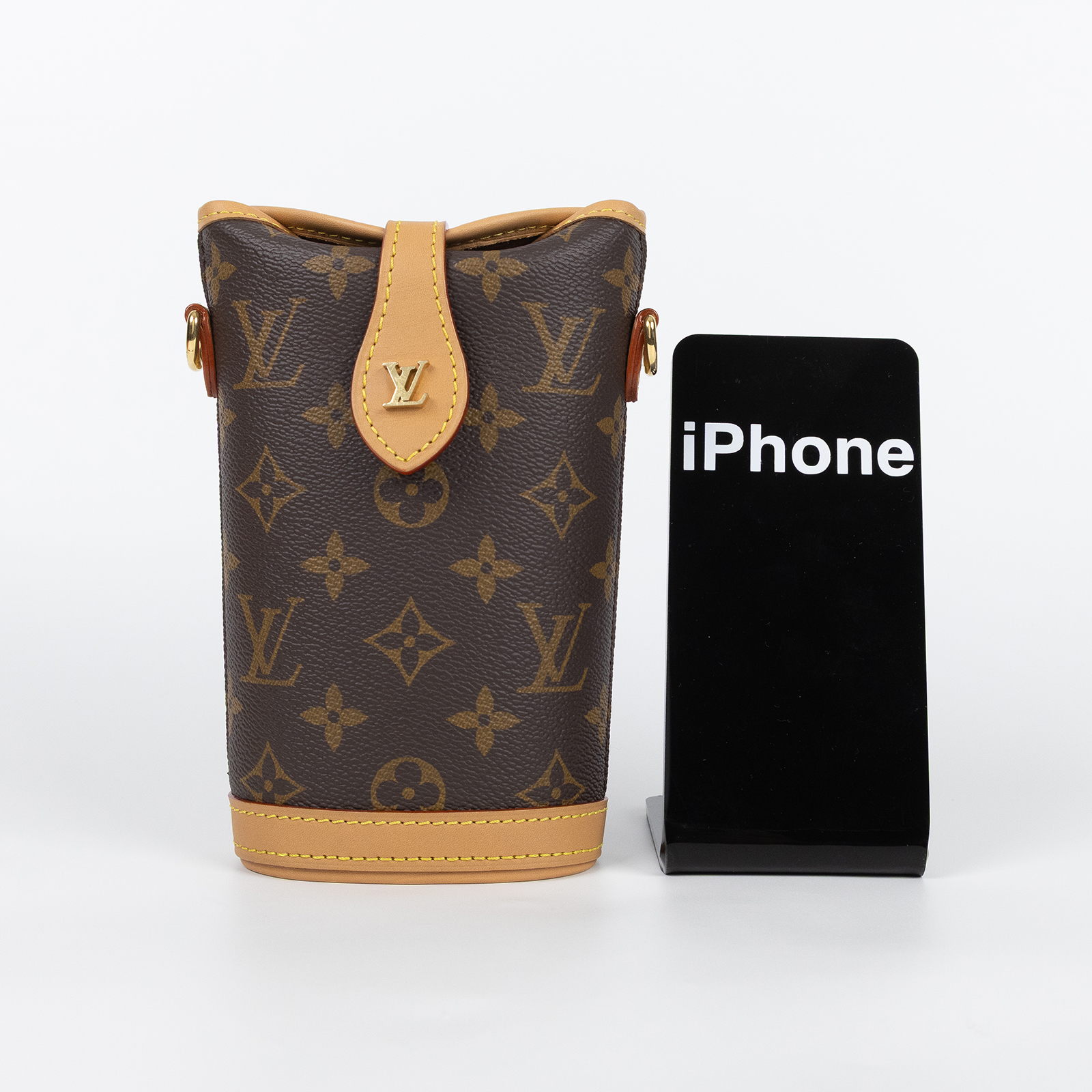 路易威登 LOUIS VUITTON Fold Me Pouch 隨身包 薯條包 M80874 晶片款  原廠盒子/防塵袋/購買證明影本/背帶