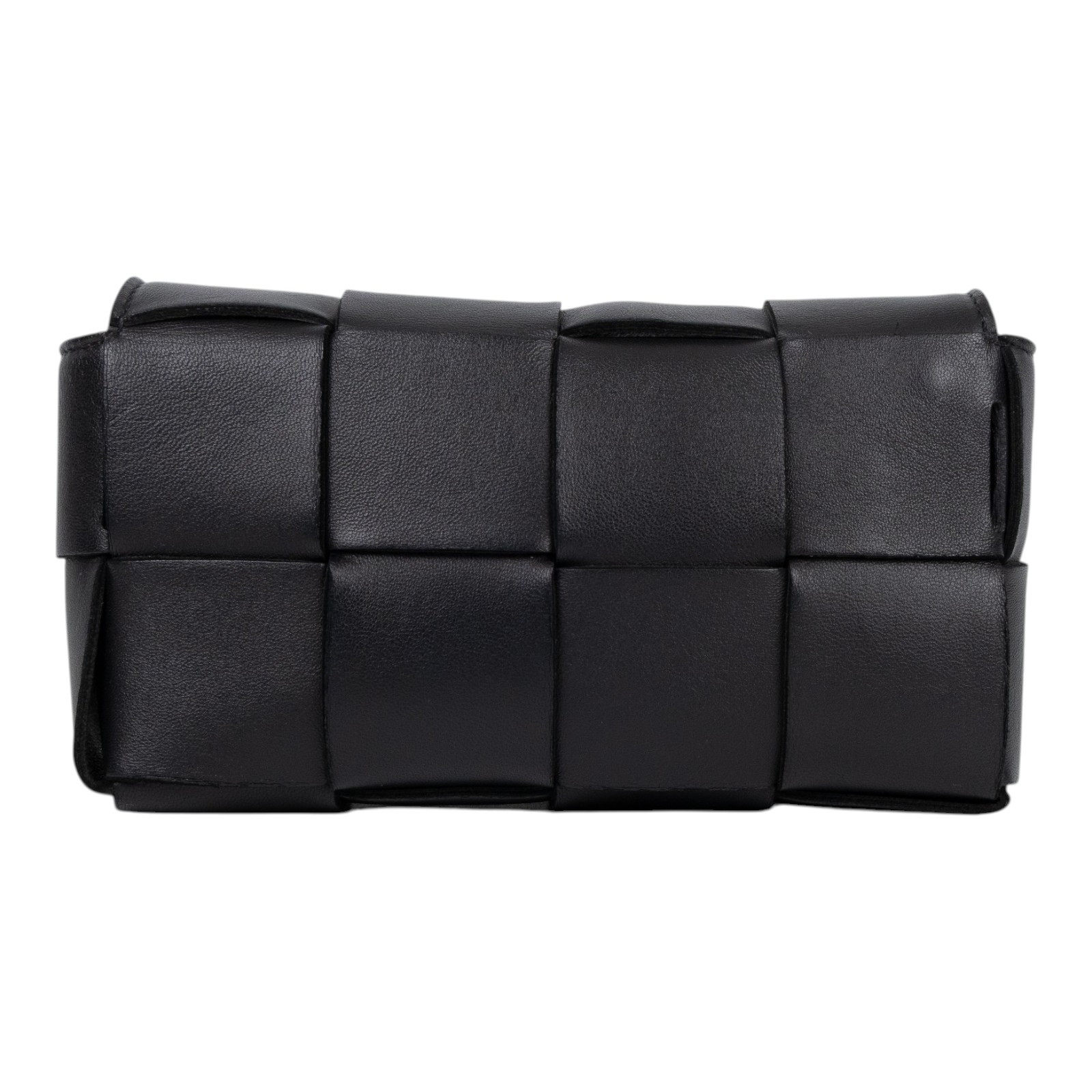 寶緹嘉 BOTTEGA VENETA Cassette 方形編織 腰包 668572VMAY1 黑CASSETTE腰包2X4 防塵袋/購買證明影本
