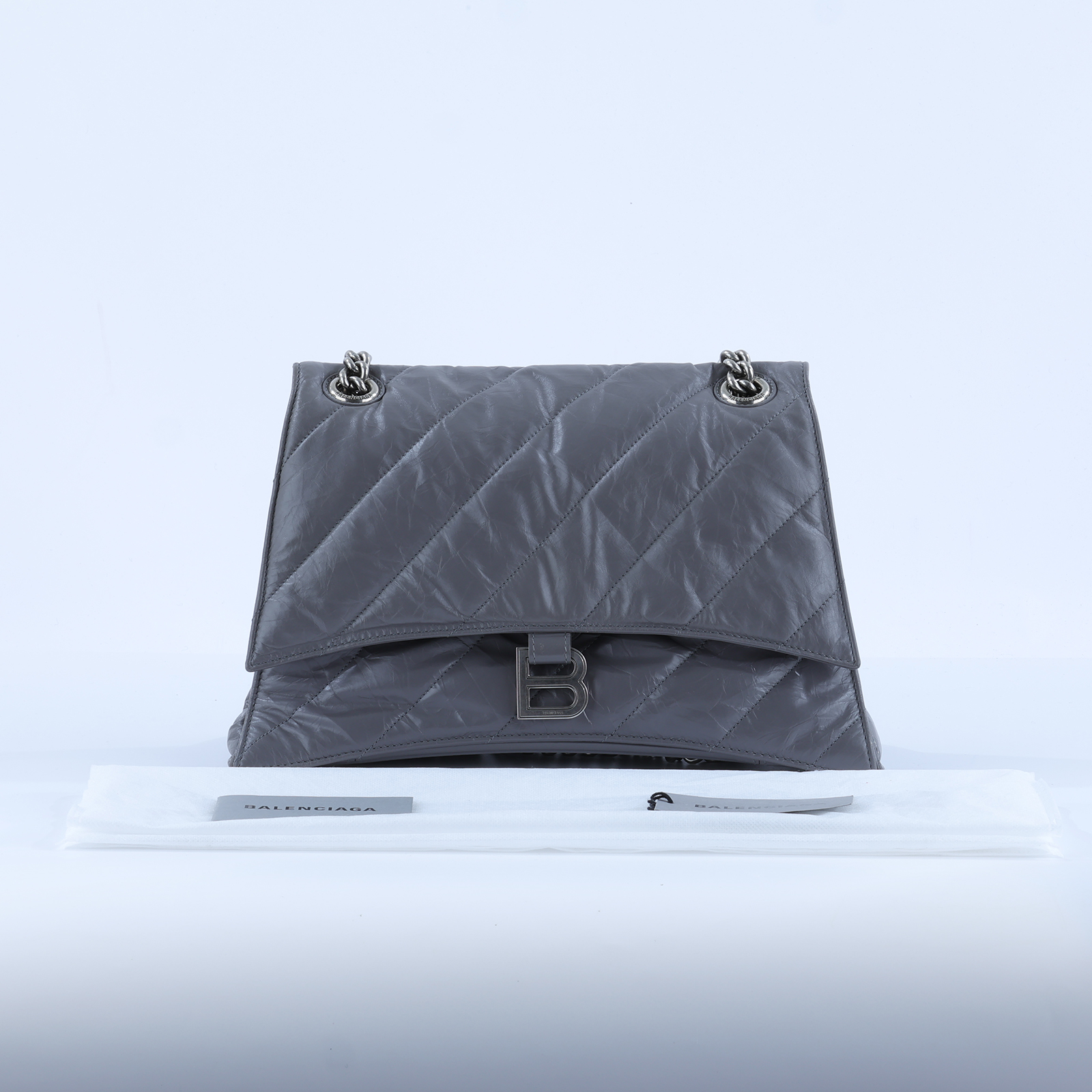巴黎世家 BALENCIAGA Crush M 肩背包 手提包 斜背包 716393210J0 中號 無附屬品