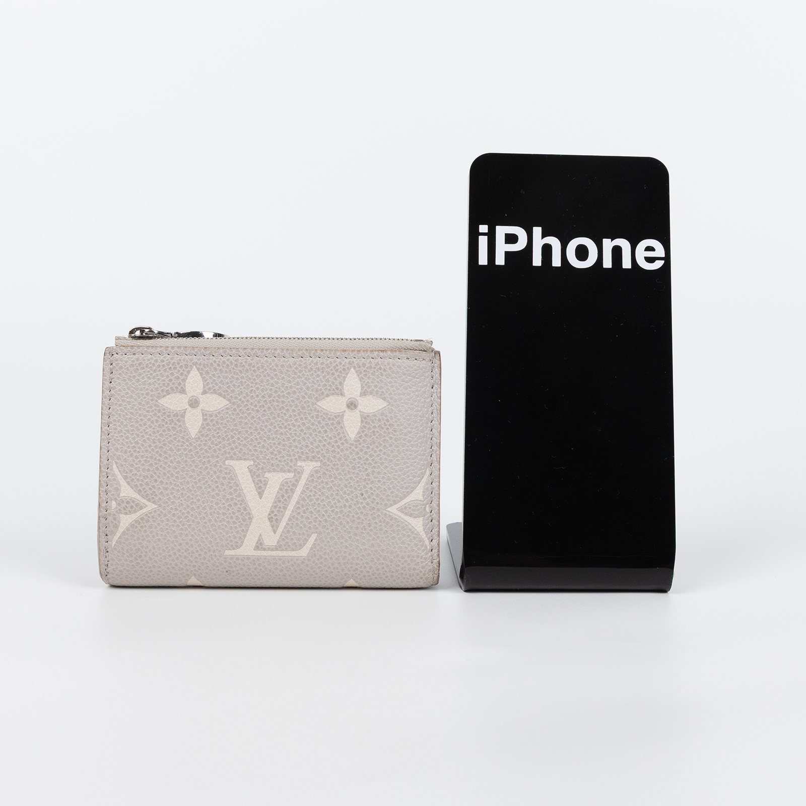路易威登 LOUIS VUITTON Lisa 錢包 零錢包 短夾 皮夾 M13797 晶片款 灰Lisa短夾 原廠盒子/防塵袋/購買證明